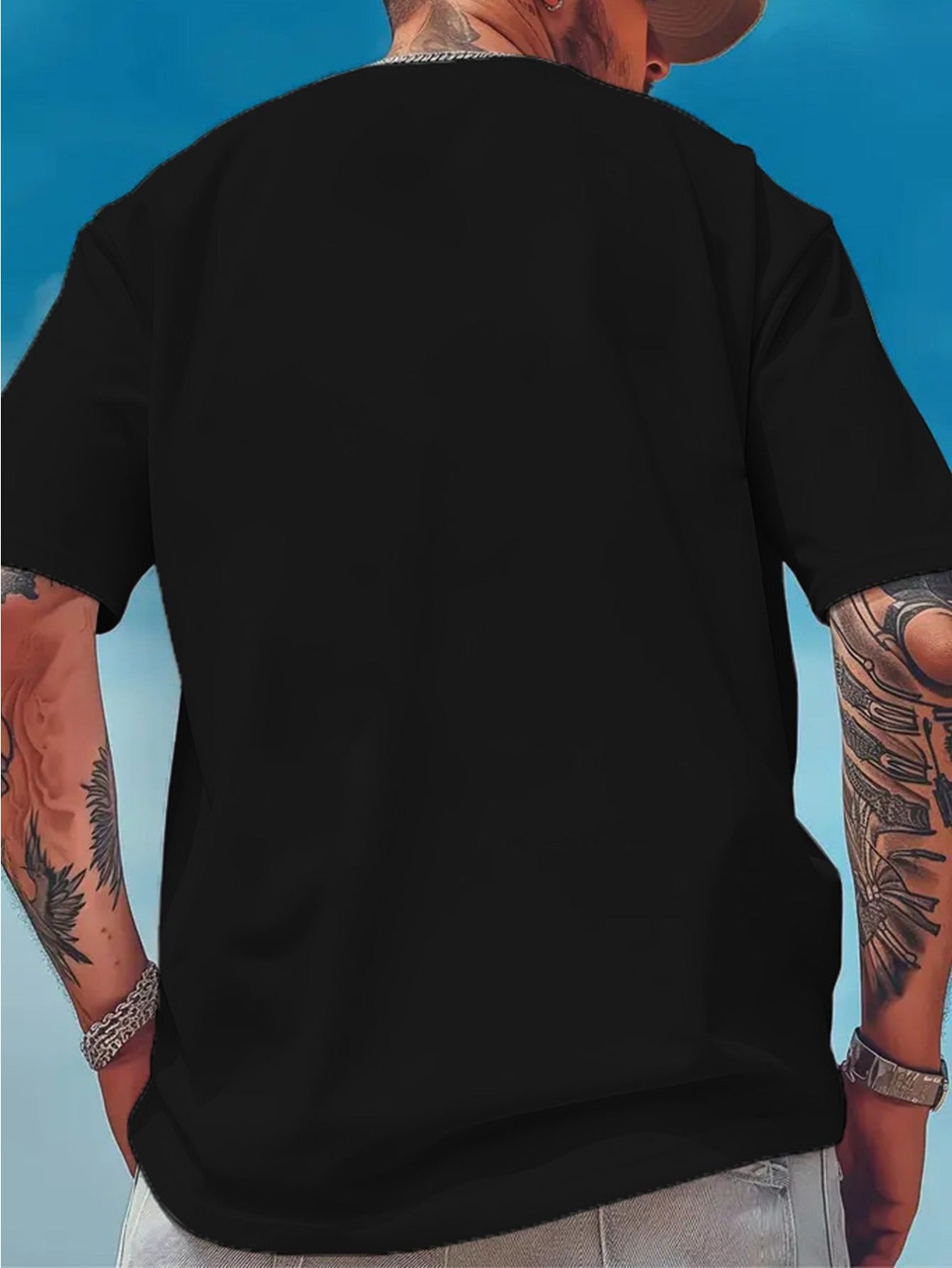 PLUS SIZE, Happy Valentine'S Day Retro Fashion Cotton T-Shirt Theme Printed T-Shirt, Men'S Casual And Comfortable Round Neck T-Shirt.