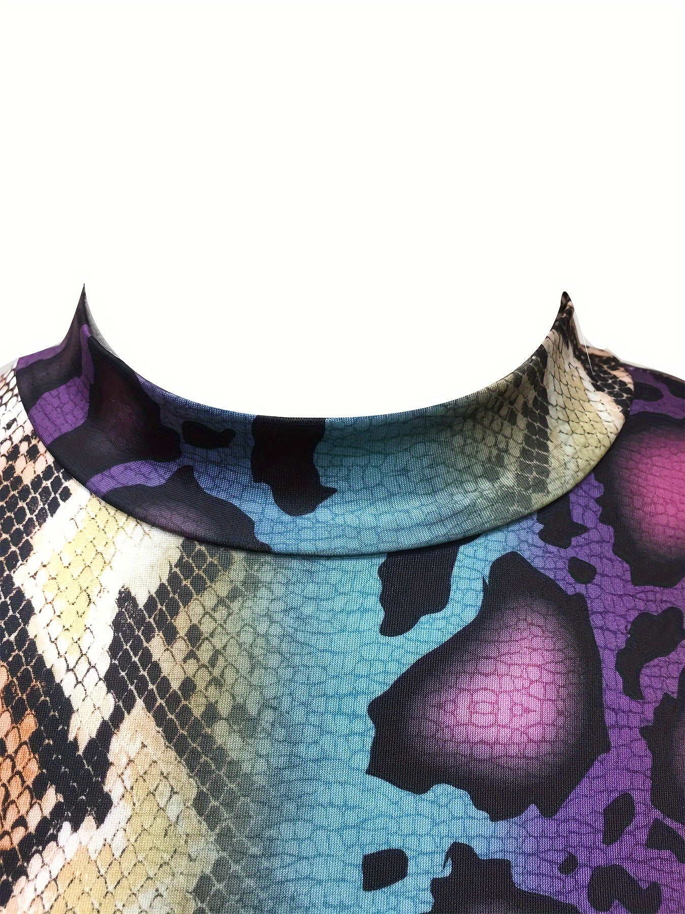 Hot Selling New Women's Clothing In Spring And Autumn Season with Snake Print, Lifting Buttocks, Tight Fitting Casual Jumpsuit