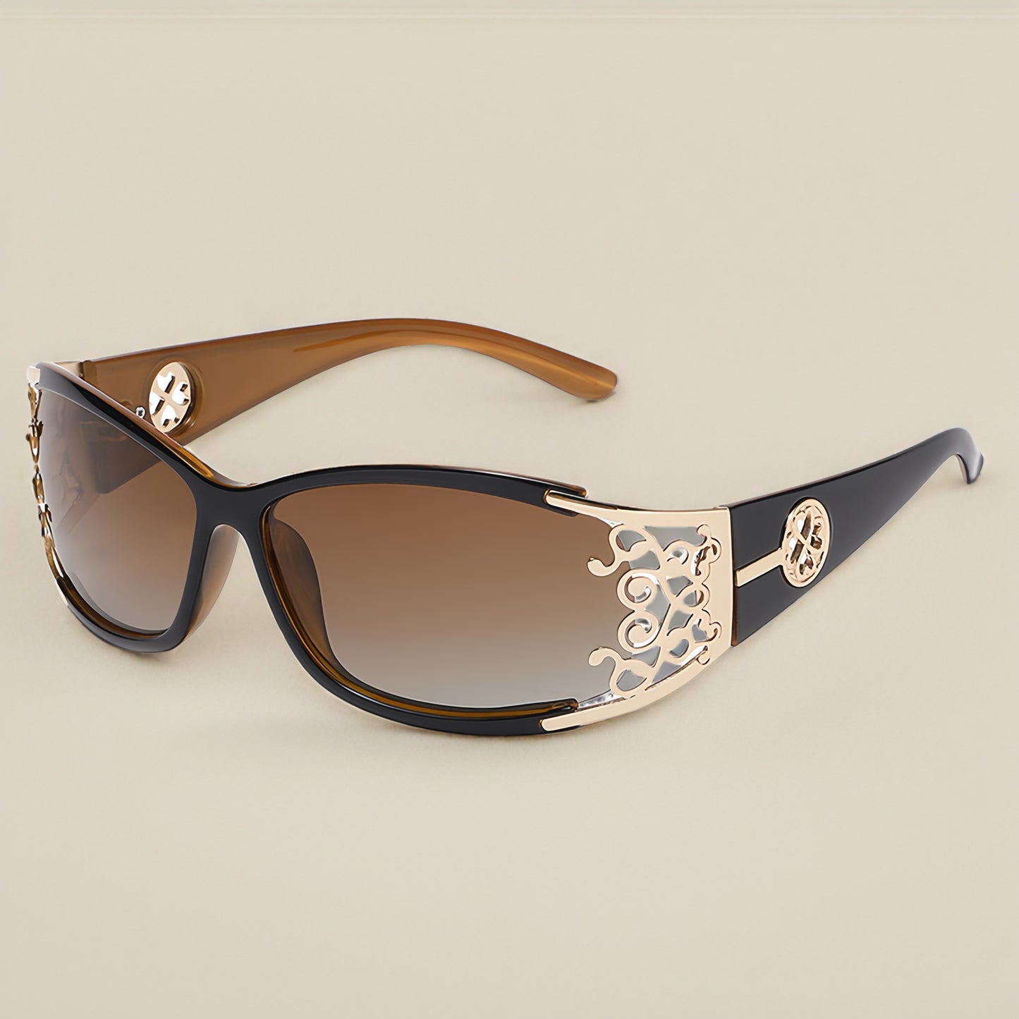 Glasses For Women Hollow Carved Lace Frame Design Ladies Shades Fashion Square Glasses Ladies Driving Shades With Protection