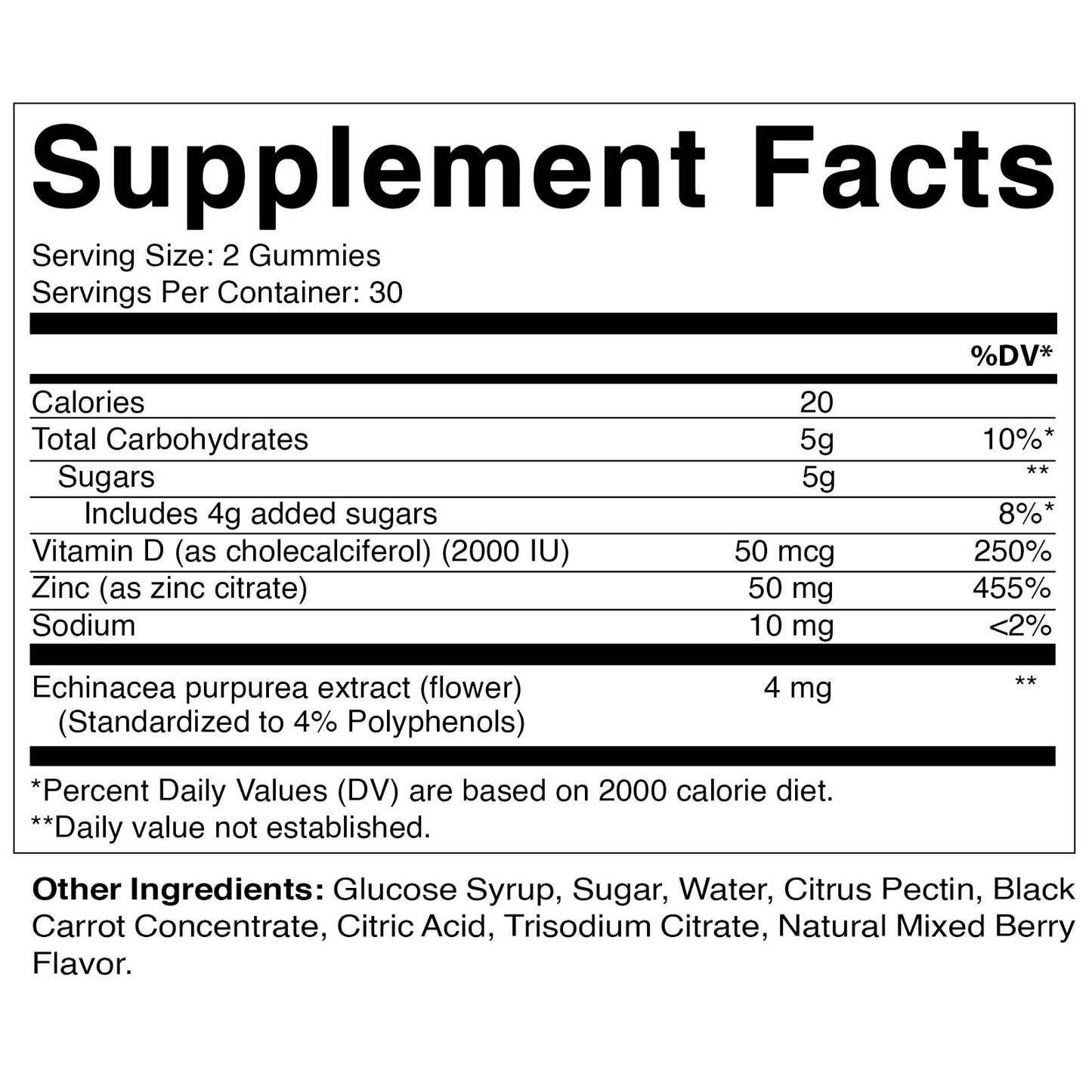 Vitamatic Zinc 50mg Gummies - 60 Vegan Gummies - Gluten Free - Healthy Immune Support for Adults, Men, Women