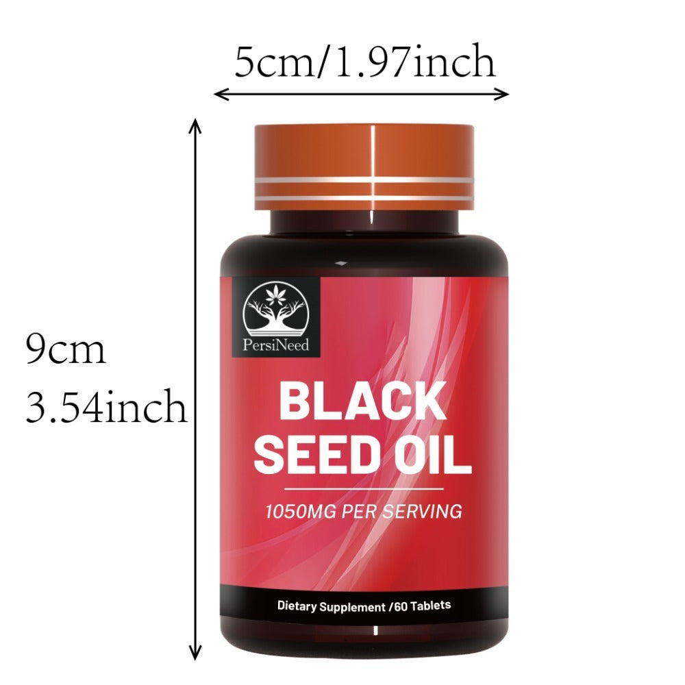 [Enhanced Immunity Honey Black Seed Oil] 60pcs Honey & Black Seed Oil Supplement - 31500mg, Plant-Based, High Absorption for Enhanced Immunity