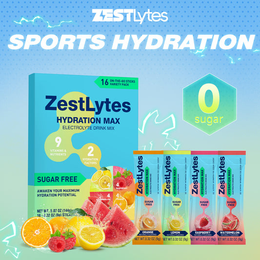 Salty Fruit Flavor Electrolyte Powder Drink Mix, Hydration for 1-2 hour workouts | Sugar Free | High Electrolytes | 11 Vitamins & Nutrients | 16 Sticks