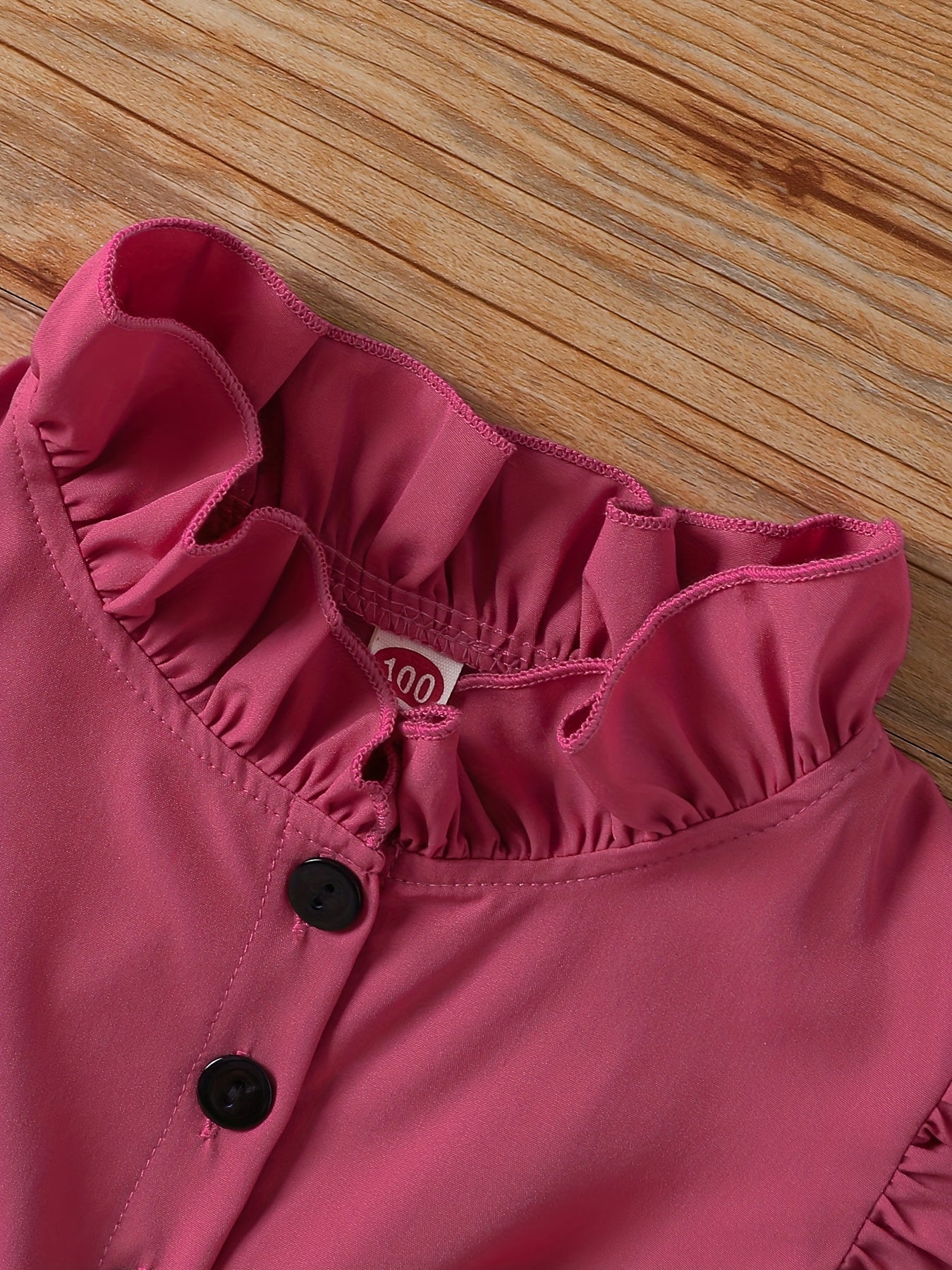 Outdoor Two-Piece Set for Girls, Fashionable Spring/Summer Contrast Belt Flutter Sleeve Half Cardigan with Tie-Waist and Peplum Backless Top + Long Pants, Perfect for Outdoor