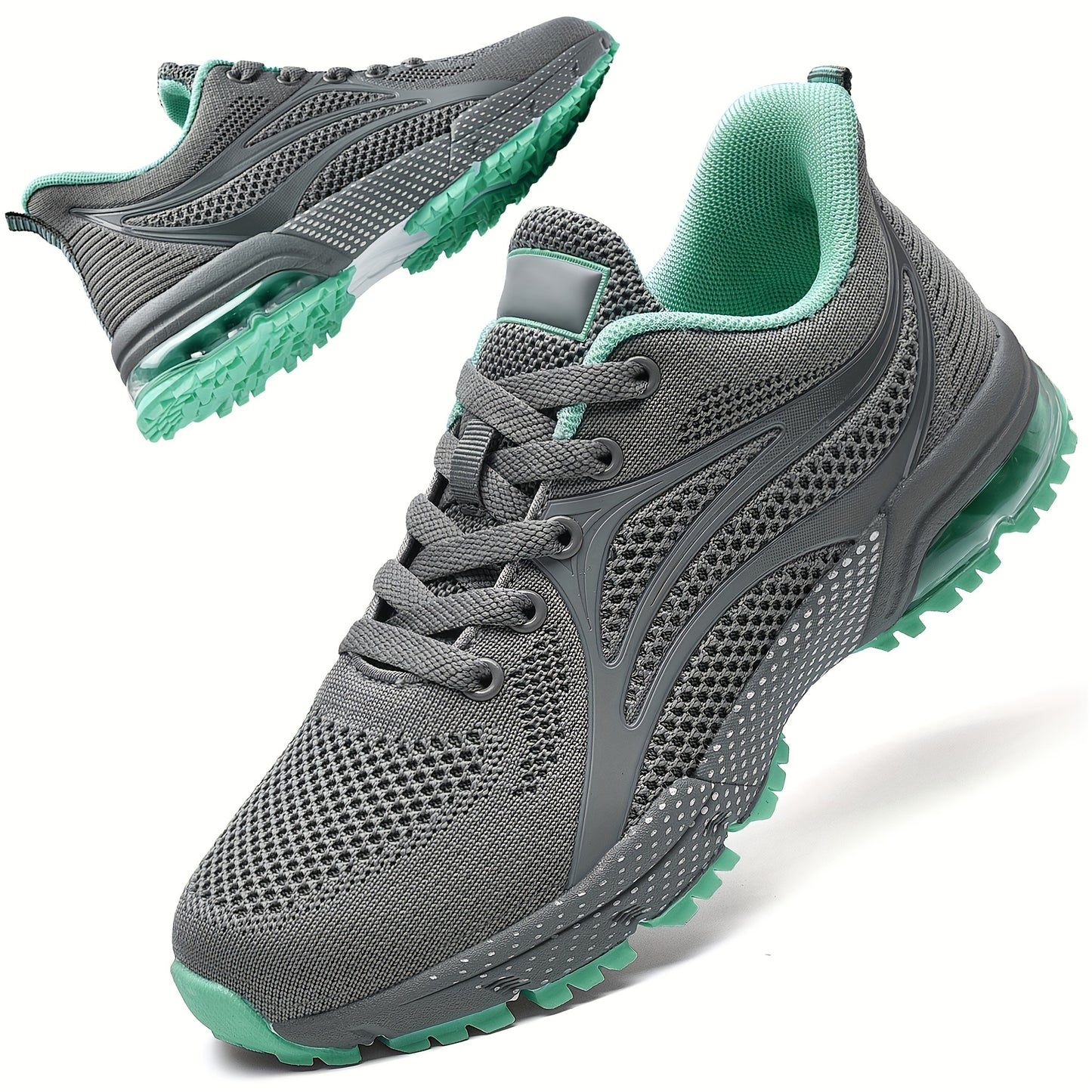 Womens Air Running Shoes Non Slip Womens Tennis Shoes Womens Walking Shoes Mesh Air Cushion Sneakers For Gym Workout Sports