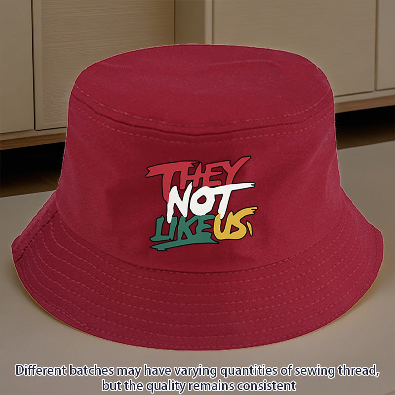 THEY NOT LIKEUS Graphic Print Bucket Hat - Lightweight Adjustable Snapback, All-Season Casual Outdoor Hat with Multi-Color Options, Machine Washable