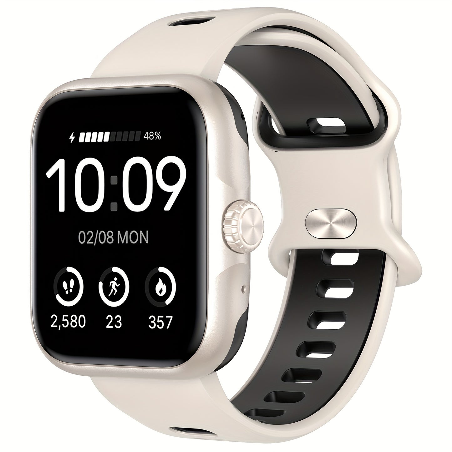 [GPS Smart Watch, 100+ Sports Modes] 100+ Sports Modes GPS Smart Watch - High Quality Outdoor Fitness Activity Tracker - Pedometer, Step count, Mileage, Calorie, Sedentary reminder, Weather, Music Playback control, Watch don'