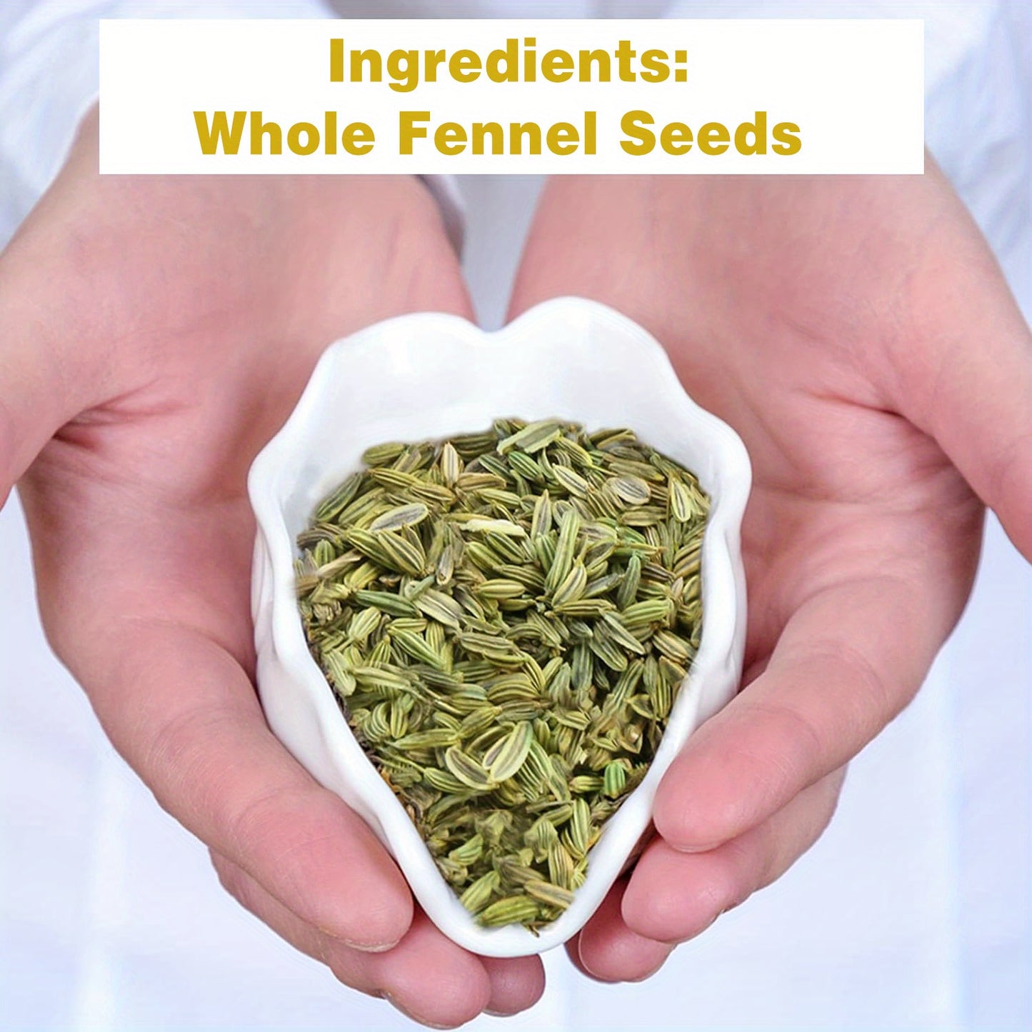 TEARELAE - Fennel Tea - Caffeine-free Tea - Premium Whole Fennel Seeds Tea Bags - 8.47 oz (4g X 60 Bags)