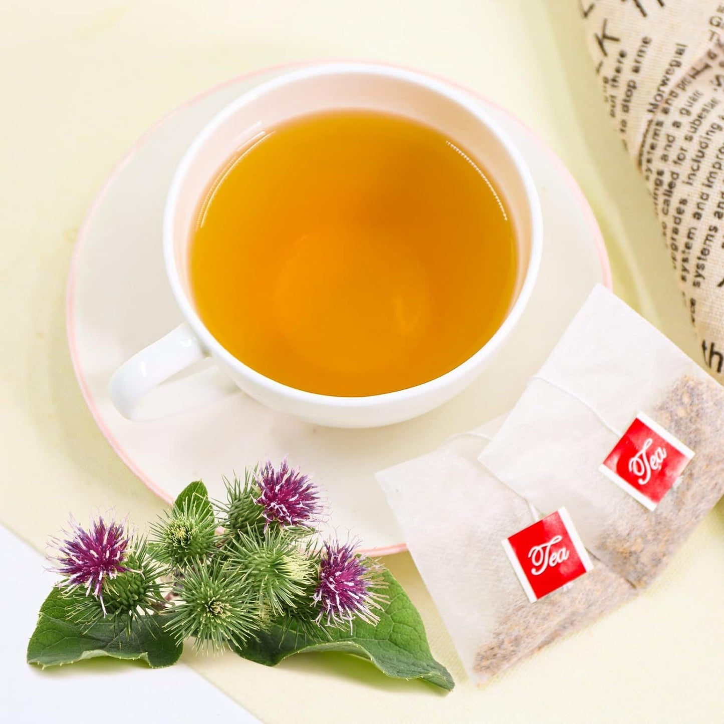 TEARELAE - Burdock Root Tea - Caffeine-free Herbal Tea - Natural Dried Burdock Root Tea Bags - 6.62 oz(2.5g X 75 Bags)
