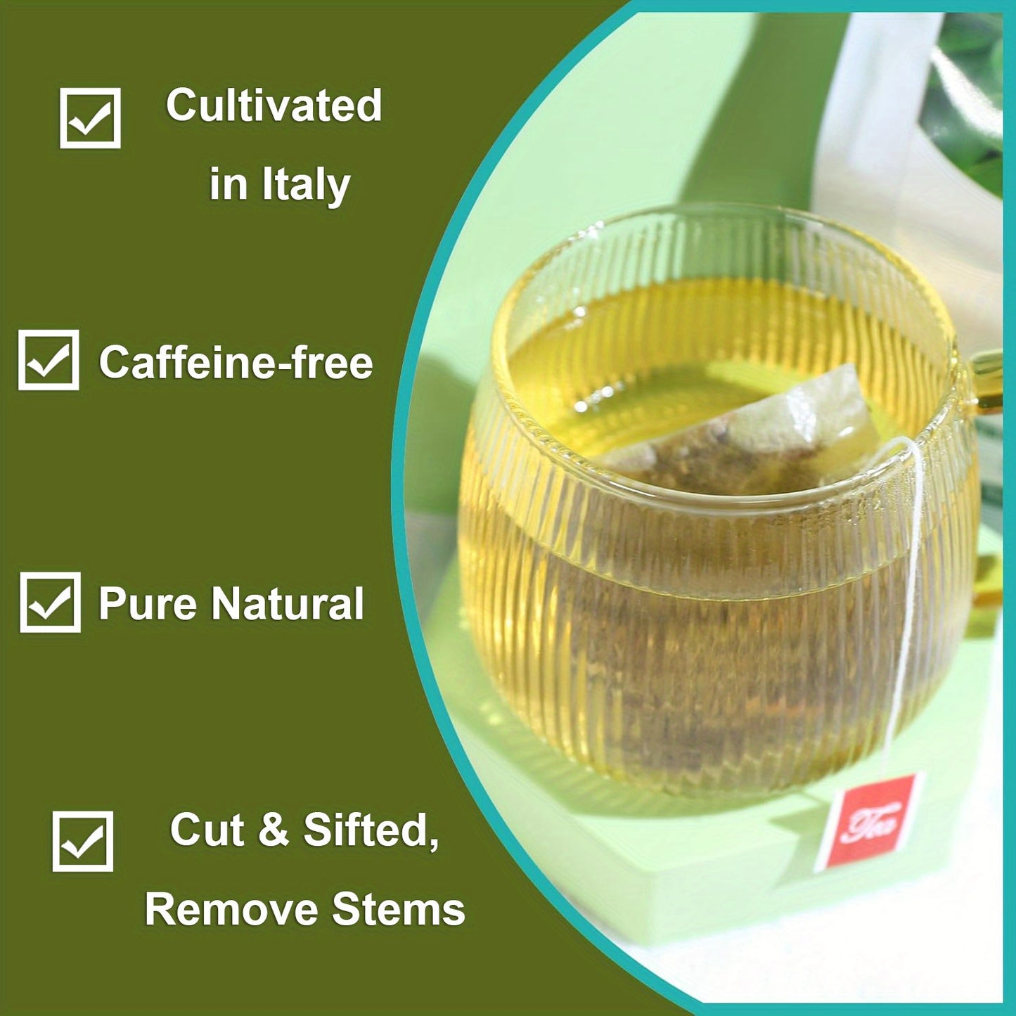 TEARELAE - Sage Tea - Caffeine-free Salvia Officinalis - Cut&Sifted Natural Sage Leaf Tea Bags - 3.18 oz (1.5g X 60 Bags)