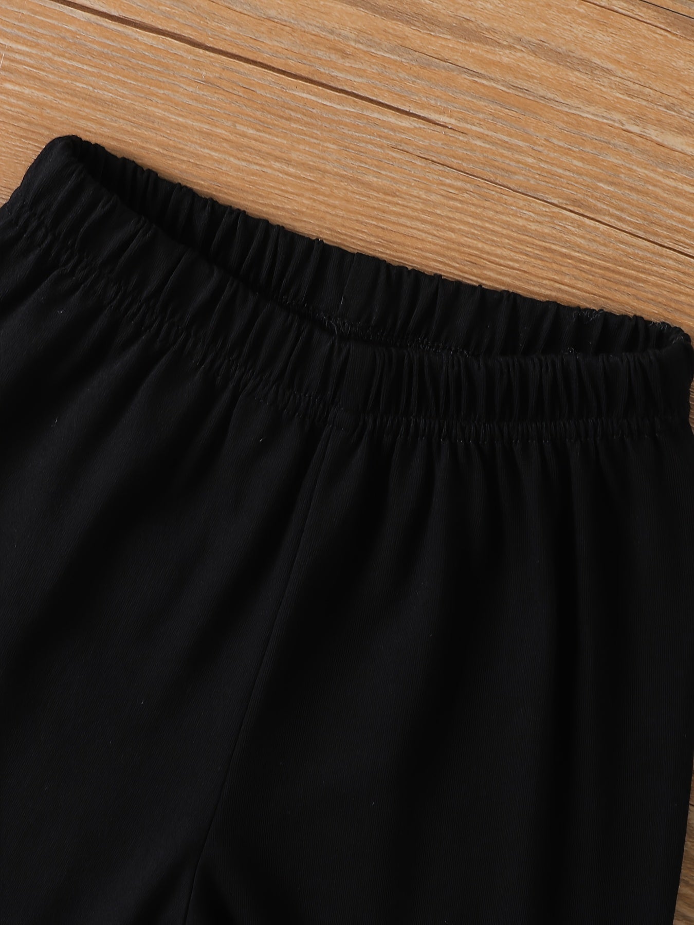 Outdoor Two-Piece Set for Girls, Fashionable Spring/Summer Contrast Belt Flutter Sleeve Half Cardigan with Tie-Waist and Peplum Backless Top + Long Pants, Perfect for Outdoor