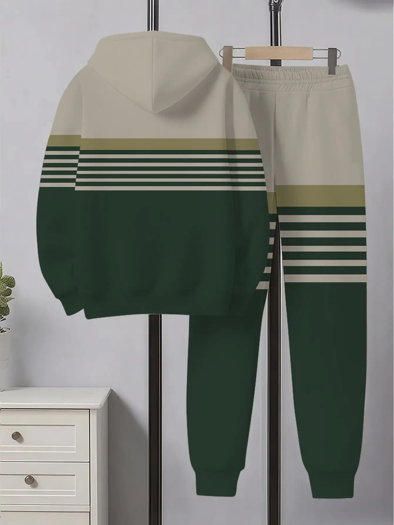 Casual Striped 3D Print Hoodie, Boys Long Sleeve Hoodie, Boys Casual Creative Graphic Design Pullover, Hooded Sweatshirt, Suitable for Autumn and Spring, Spring Fashion, Autumn Clothing, Pullover Hoodie, Soft Material, Durabl