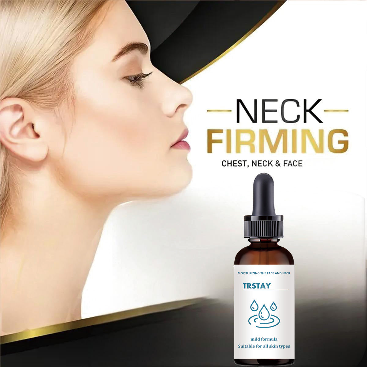 Hyaluronic Acid Neck Essence | Moisturizes and Protects Skin, Maintains and Improves Skin Texture, Makes Skin Feel Smoother and Firmer, Suitable for All Skin Types