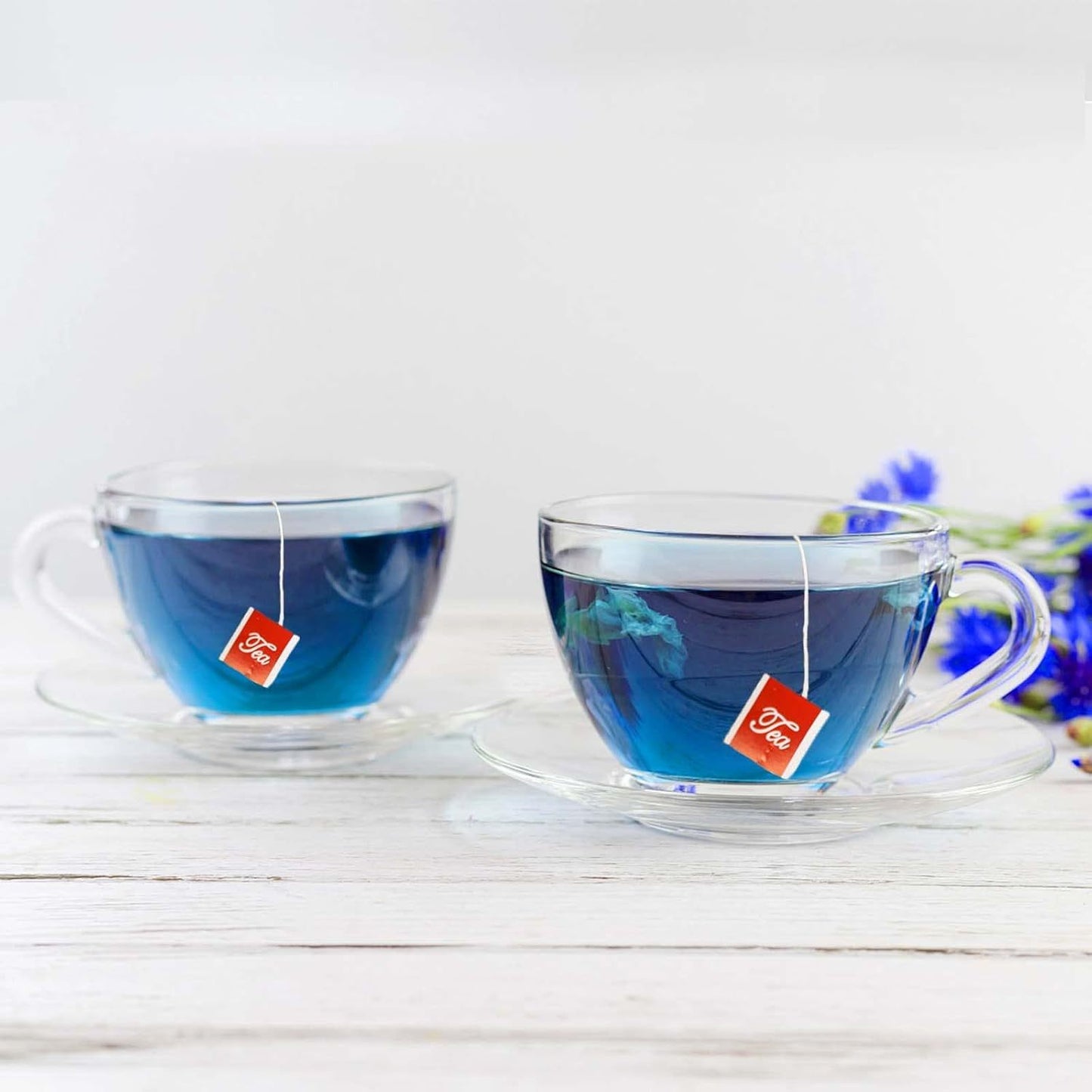 TEARELAE Butterfly Pea Flower Tea Bags - 3.44oz, 75-Count | Natural & Hypoallergenic for Food, Baking & Iced Tea | Magic Color Changing from Blue to Purple | Easy Brew & Share with Family & Friends
