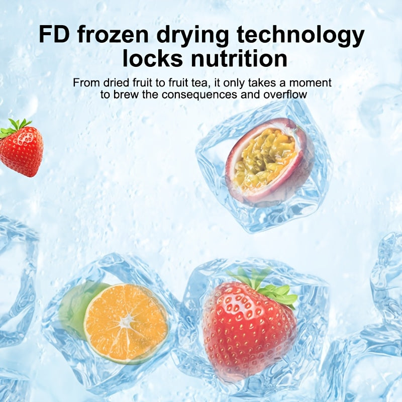 Strawberry, green orange, passion fruit tea, strawberry, passion fruit, lemon, freeze-dried fruit tea, fruit tea bag, convenient to carry, independent small packaging, brewing and drinking, soaking in water for drinking