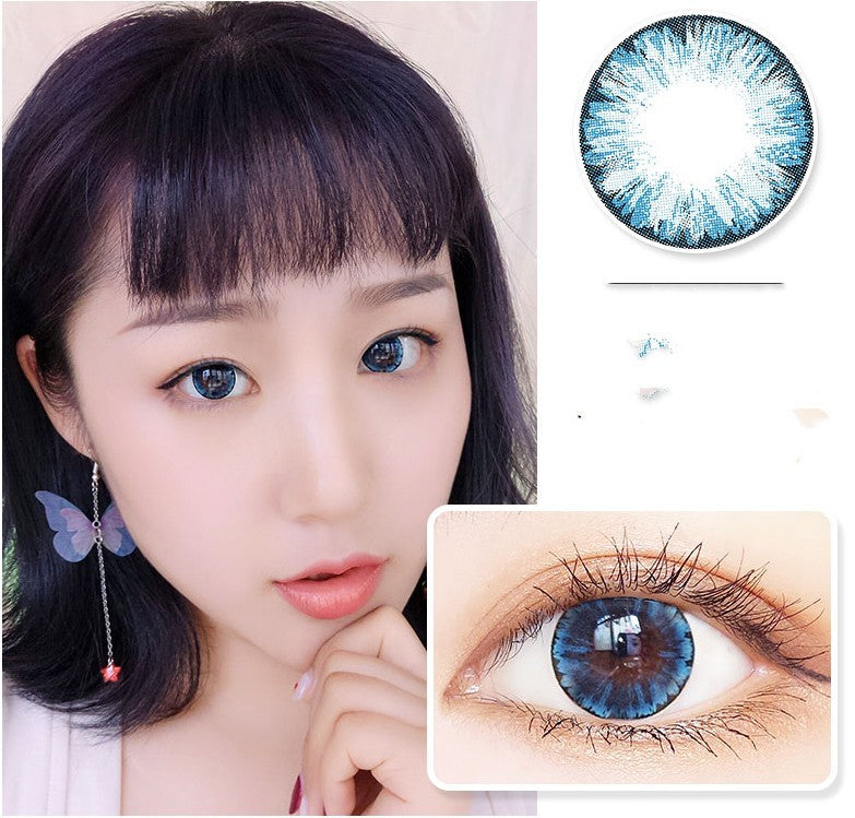 Loli Colorful Fruit Qi Beautiful Pupil Half A Year Throw Girl Contact Lenses