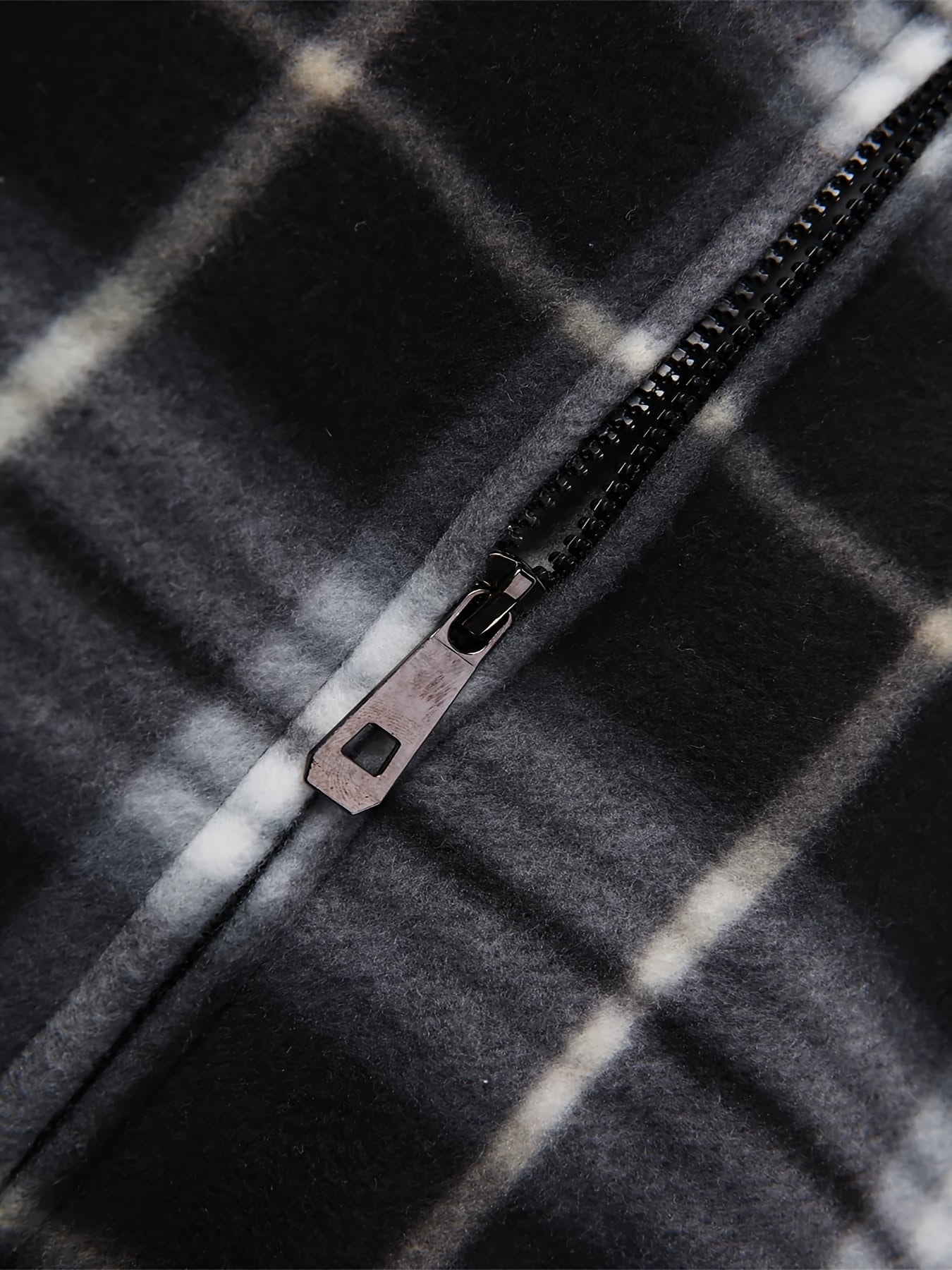 Men's Jacket, Heavyweight Hooded Sweater, Full Zip Thick Snow Mountain Lined Flannel Plaid Shirt with Pockets, Casual Style, Perfect for Autumn and Winter, Regular Fit, Hooded Collar, Plaid Pattern