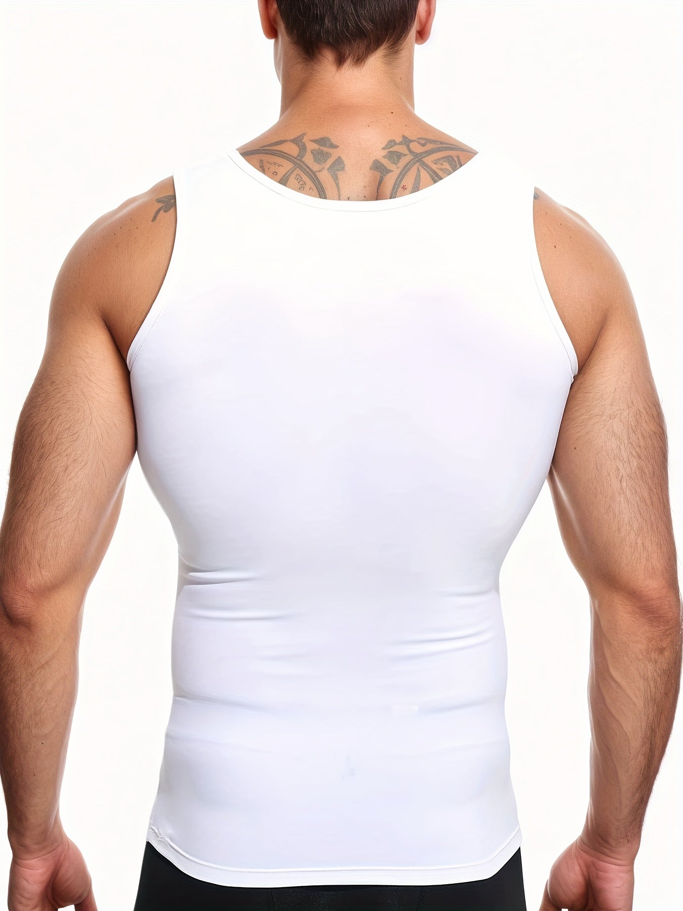 Men'S Compression Shirt For Body Shaper Tummy Control Shapewear Vest Tight Underwear Tank Top