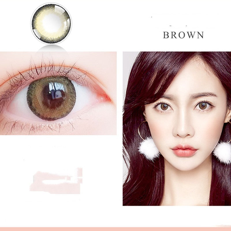 Loli Colorful Fruit Qi Beautiful Pupil Half A Year Throw Girl Contact Lenses