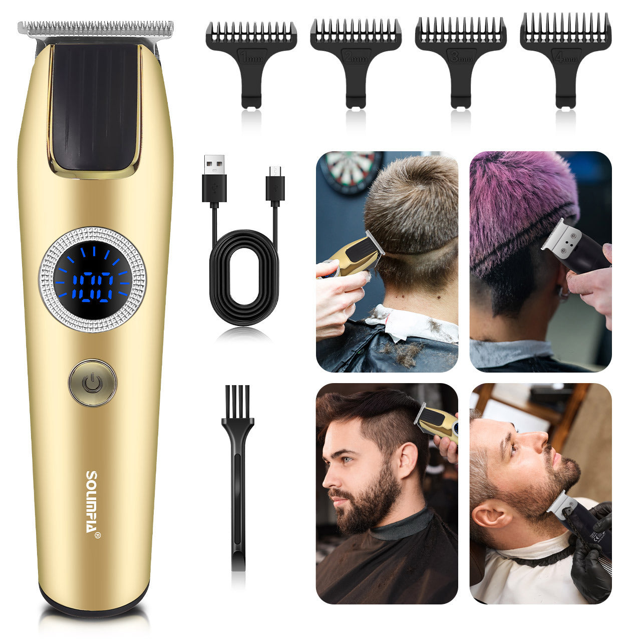 Carved Haircut Clippers For Men Hair Clipper Household