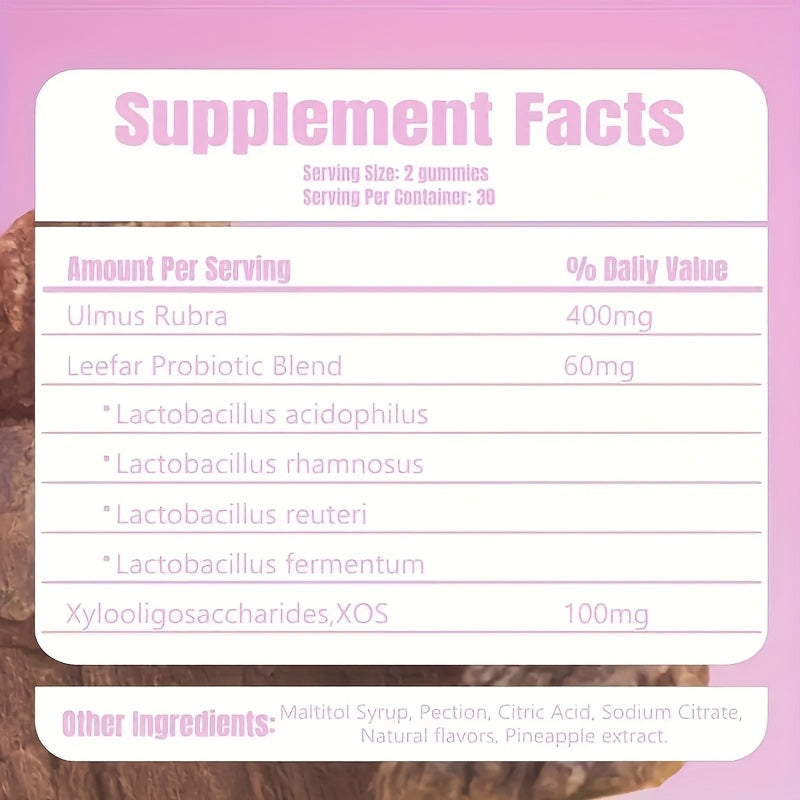 60 Women'S Probiotic Gummies 2-in-1 With Smooth Leaf Heather, 4 Probiotics PH Balanced - Delicious Gummy Dietary Supplement, Women'S Health Care | High Quality Formula, Fruity Gummies