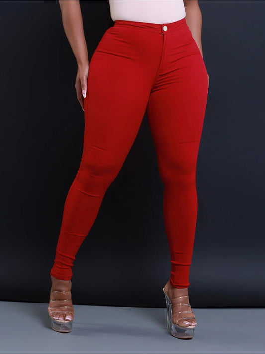 Summer Skinny Jeans Mid Rise Sculpting Denim in Seasonal Colors