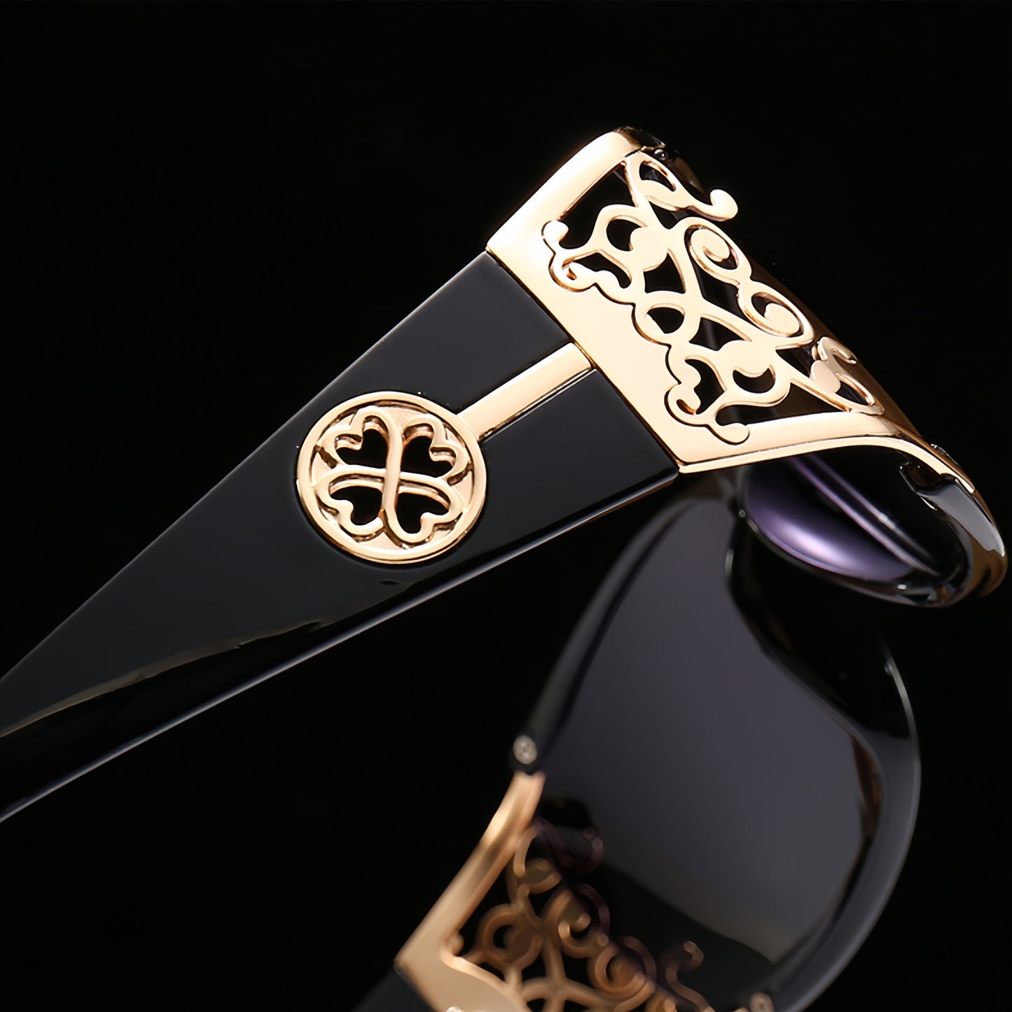 Glasses For Women Hollow Carved Lace Frame Design Ladies Shades Fashion Square Glasses Ladies Driving Shades With Protection