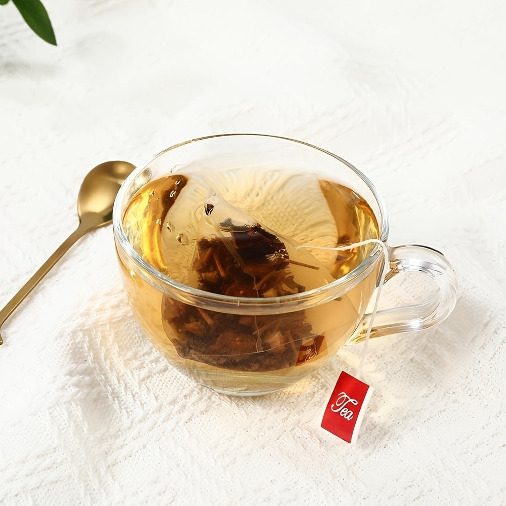 Premium 50 Nurse Tea Tea Bags, Burdock Root, Elm Bark, Rhubarb Root, and Plantain Mixed Vitality Tea, No Additives or Caffeine, Suitable for Mental and Soul Health