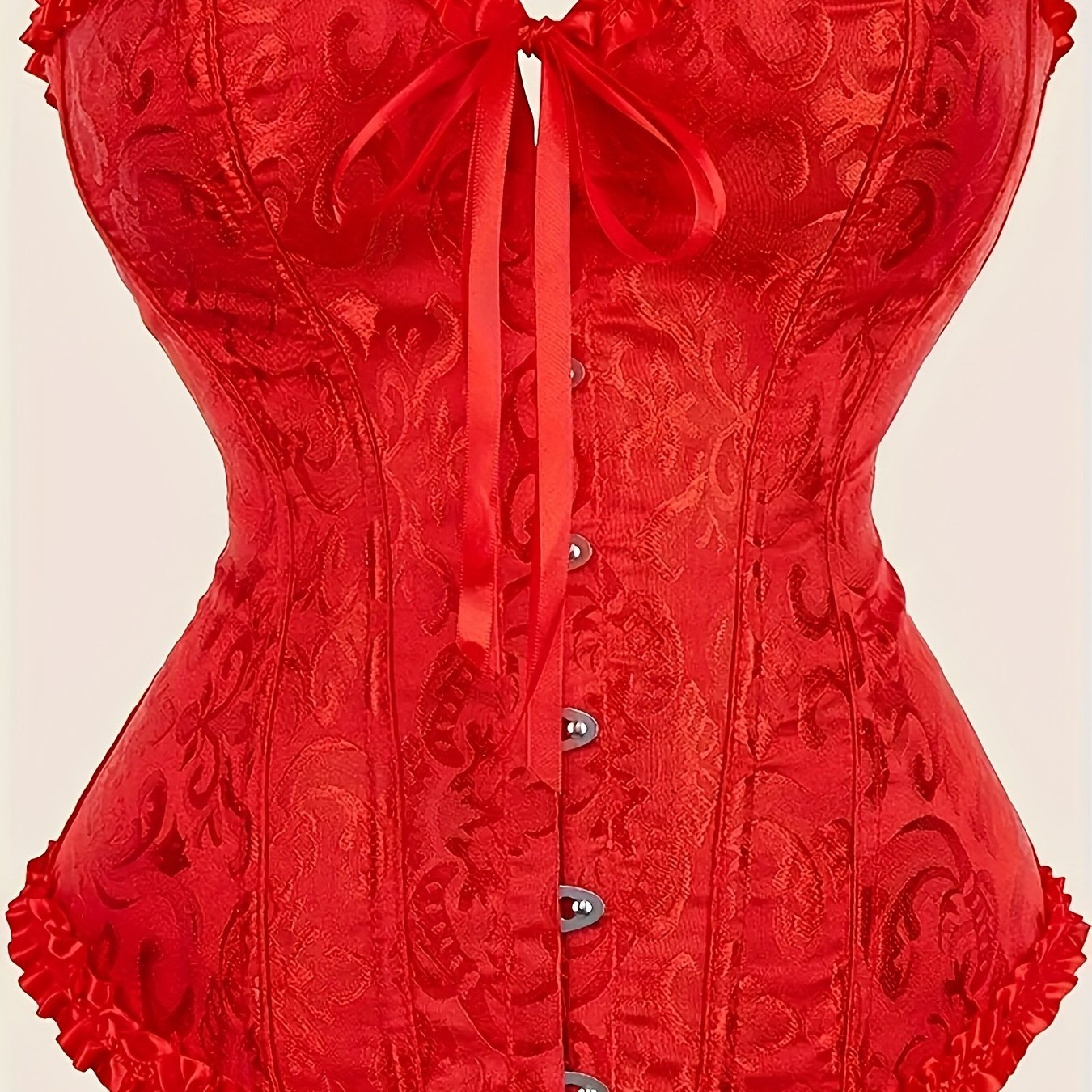 European & American Tight Bra Bone Shaping Top - Formfitting, Sexy, Floral Vintage Design | Lace Detailing, Waist-Cinching Body Shaper