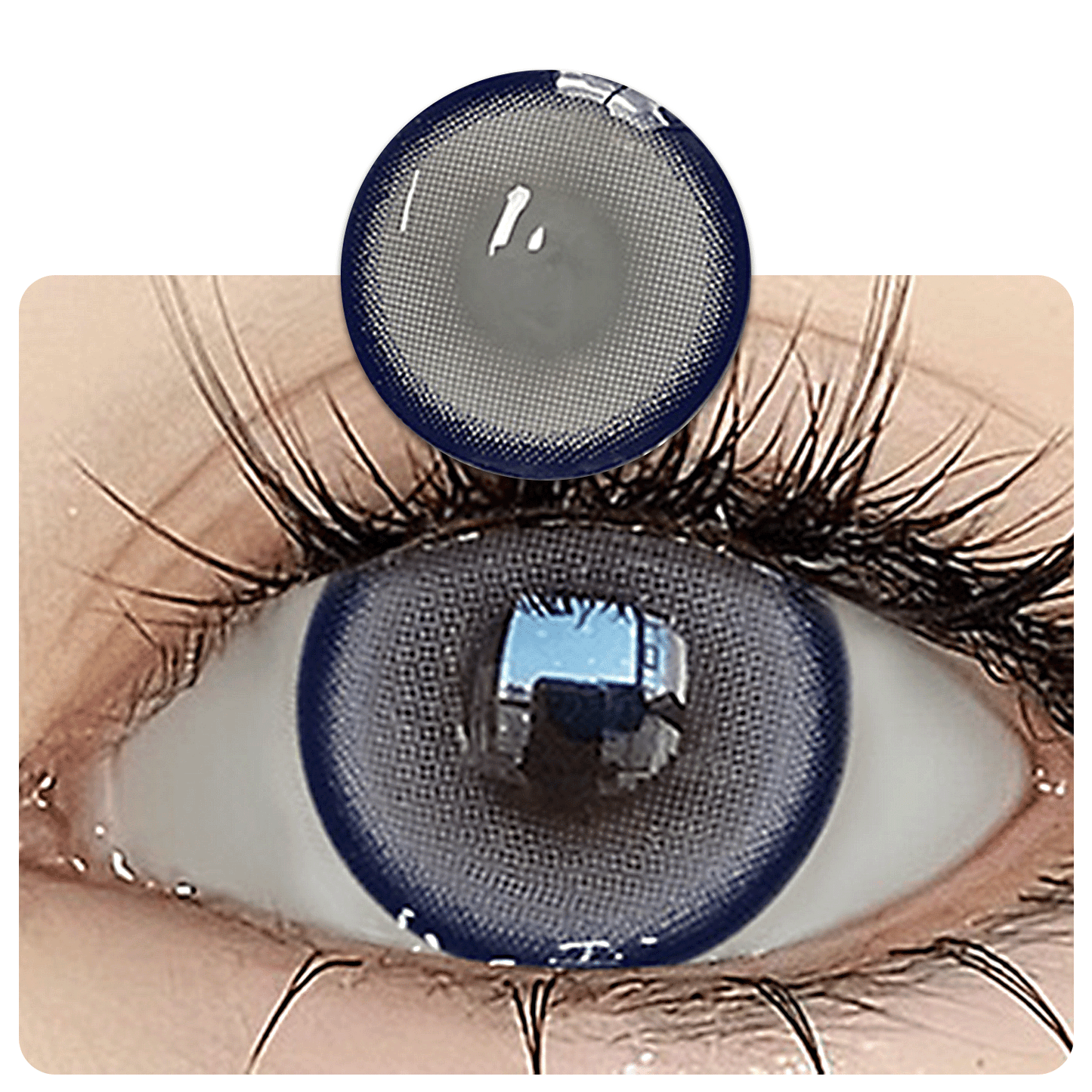 A Pair of Soft-colored Spectacle Lenses, decoration