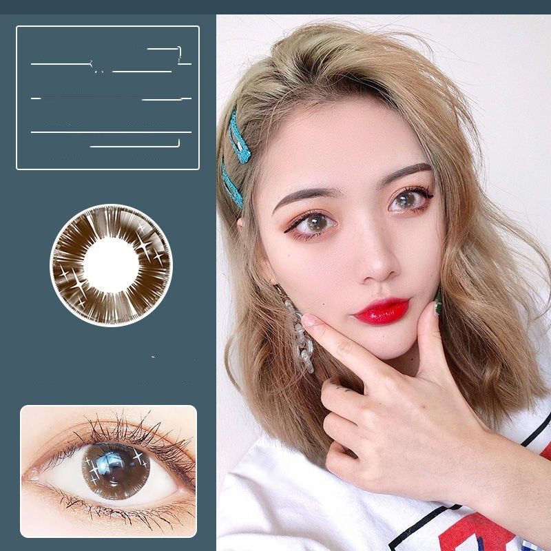 Loli Colorful Fruit Qi Beautiful Pupil Half A Year Throw Girl Contact Lenses