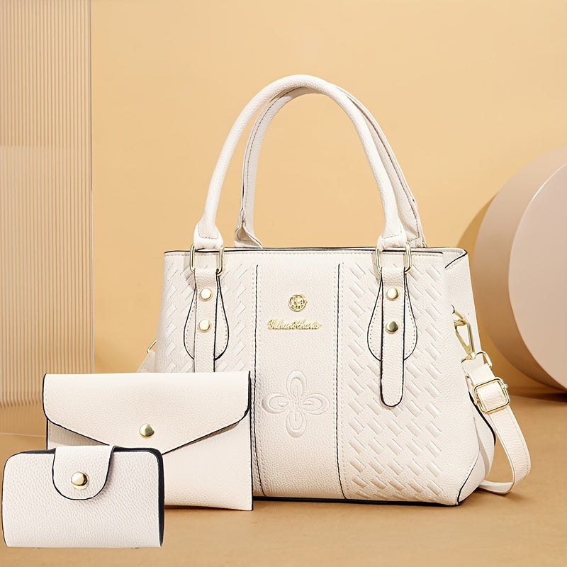 Women'S Handbag, Holiday Gift Bag, Crossbody Bag, Tote Bag, Phone Bag, Multi-Piece Set, High-End Niche Design, Fashionable, New Arrival, Suitable for Travel, Shopping, And Daily Use, Can Be Used As Christmas Or Thanksgiving G