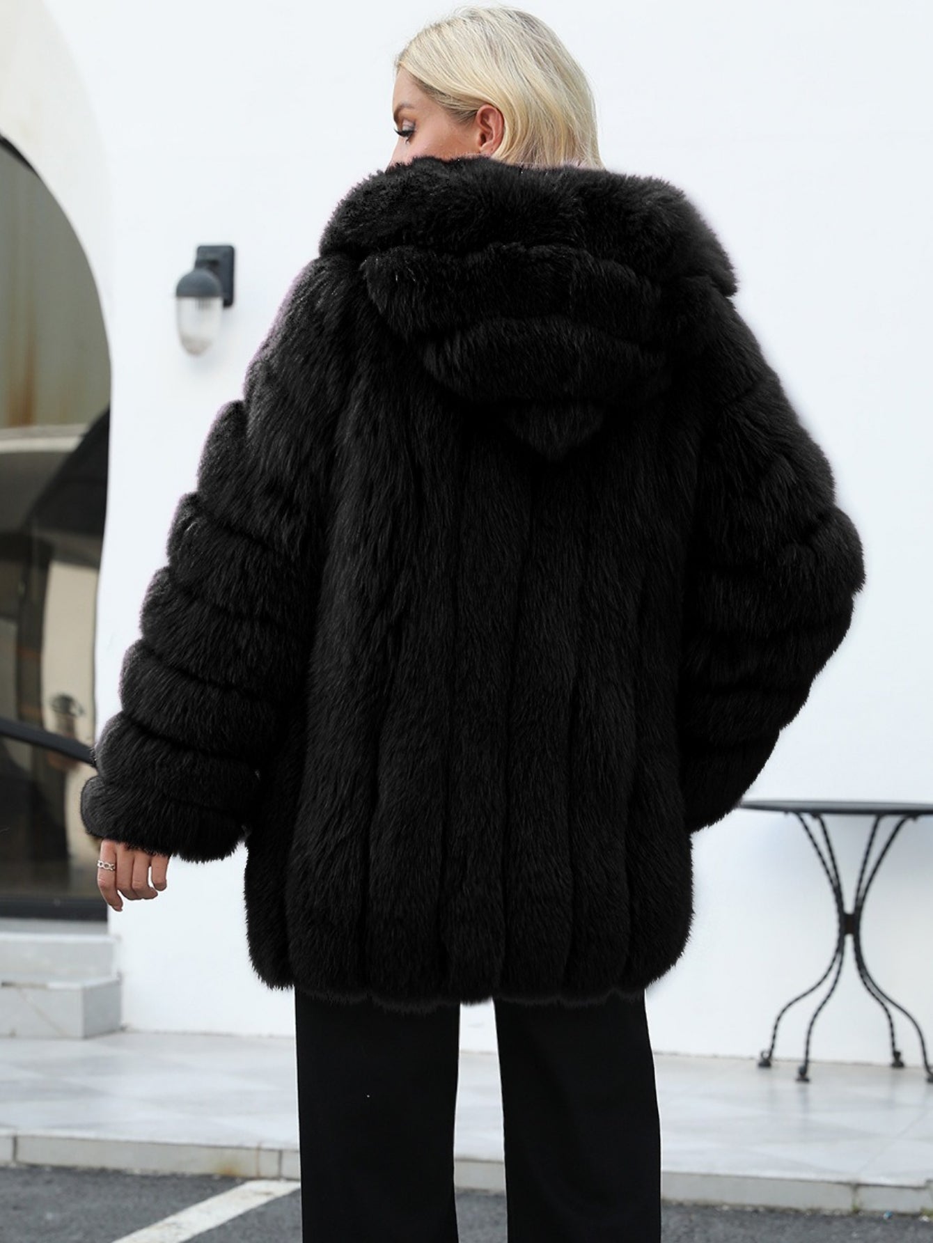 Plus Size, Plus-size Women's coat new European and American autumn winter faux fur warm fluffy plus-size Women's coat faux fox fur jacket fur winter wear plus-size fashion outwear