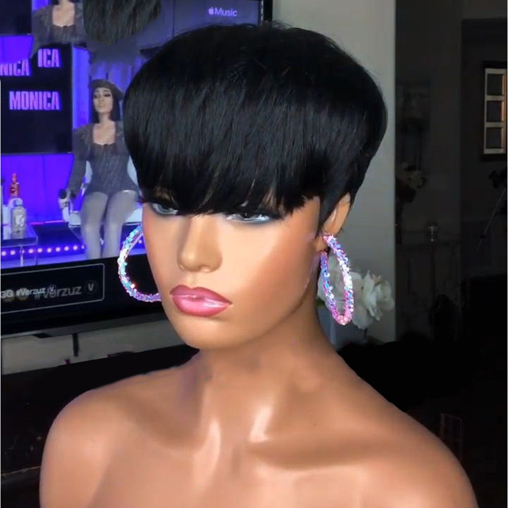 Wig Black Lady