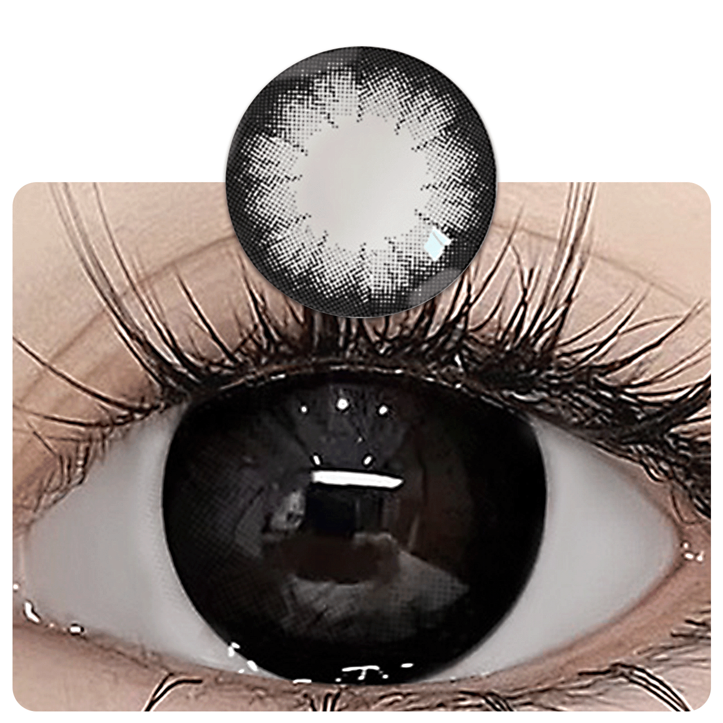 A Pair of Soft-colored Spectacle Lenses, decoration