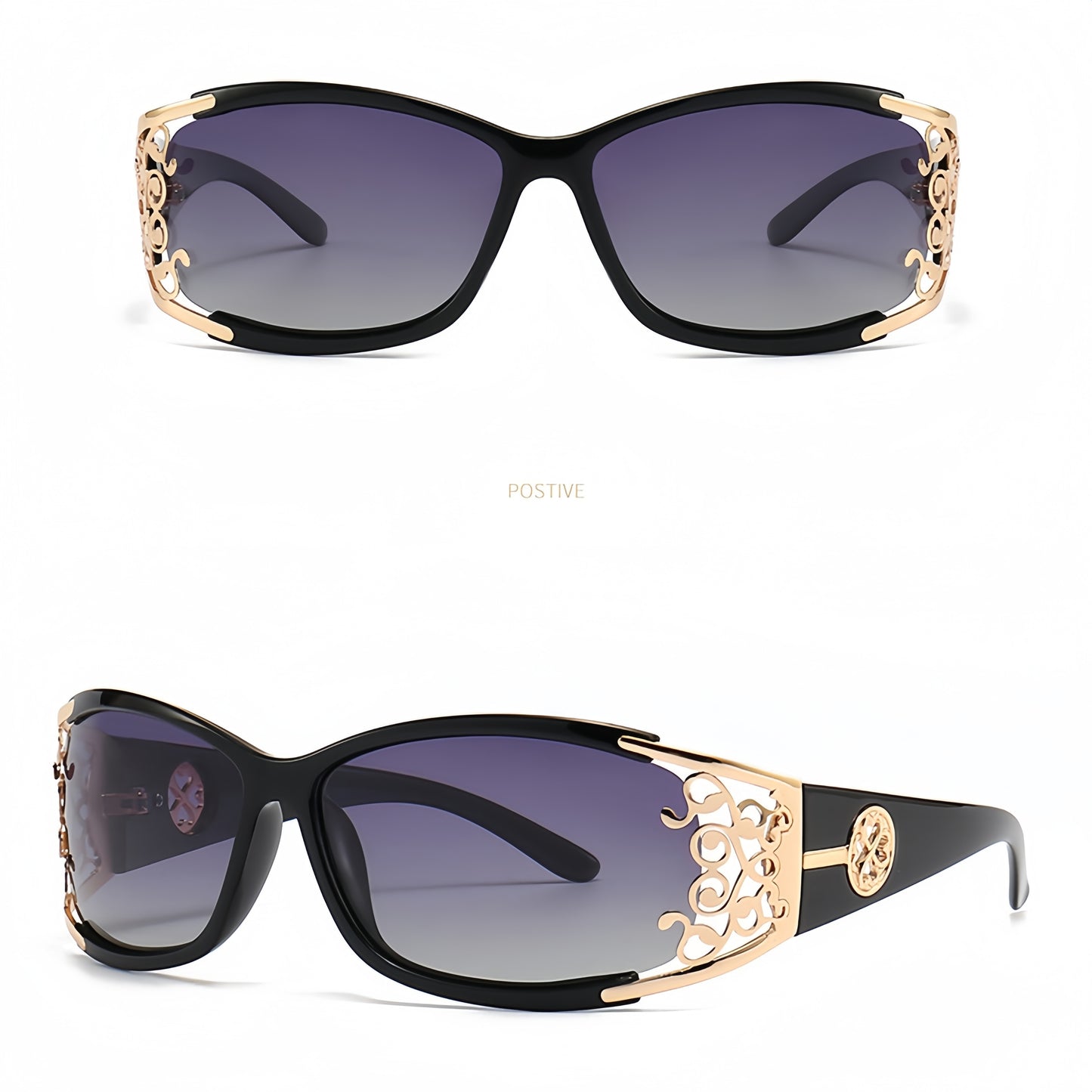 Glasses For Women Hollow Carved Lace Frame Design Ladies Shades Fashion Square Glasses Ladies Driving Shades With Protection