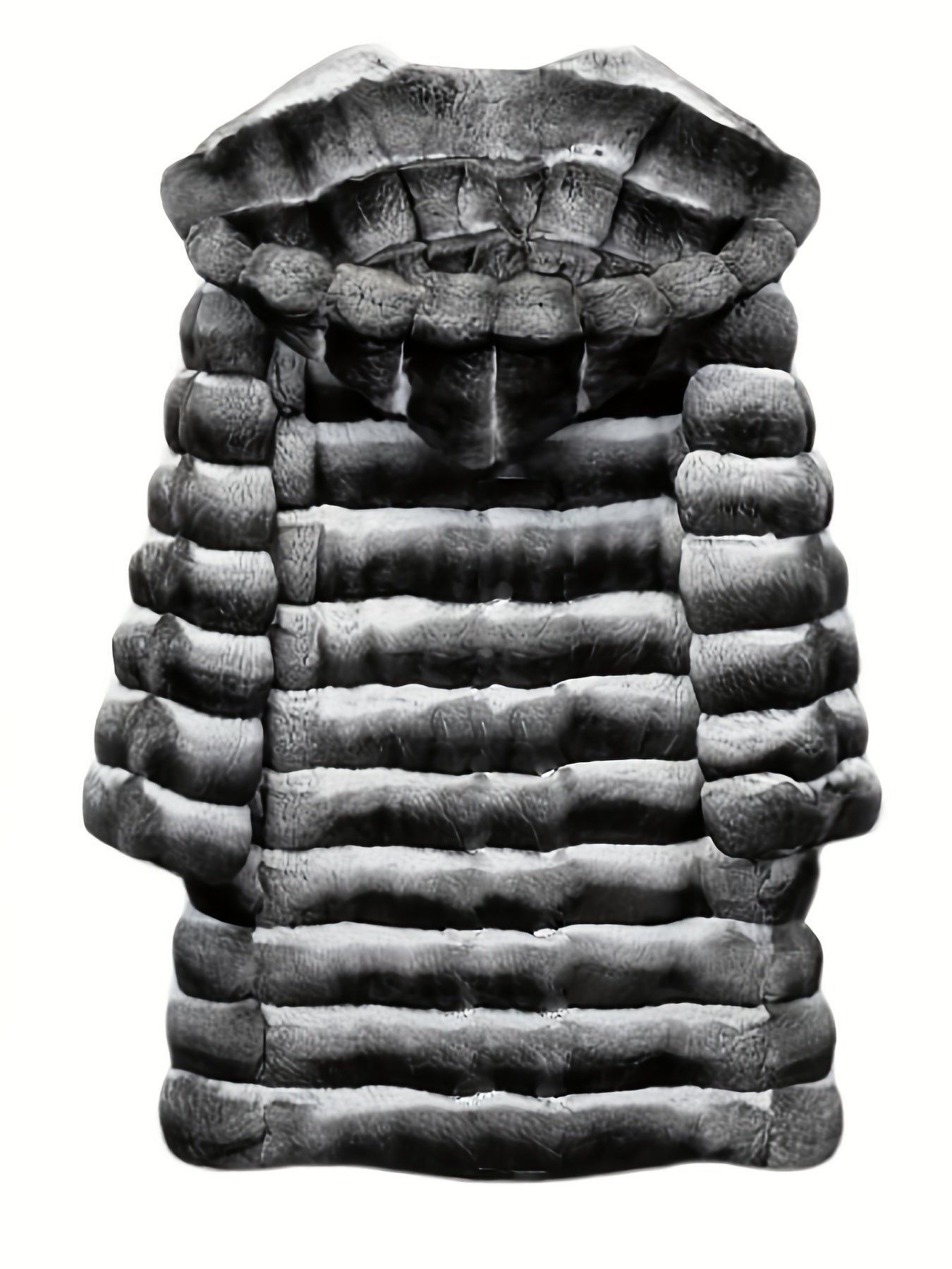 Women'S & Men'S Thick Warm Faux Fur Hooded Coat - Heavy-Duty Winter Jacket with Plush Lining, Full-Zip Closure, Medium-Long Length, Soft Faux Fur Exterior, Casual Outdoor Winter Coat for Men & Women, Warm Winter Coat for Cold