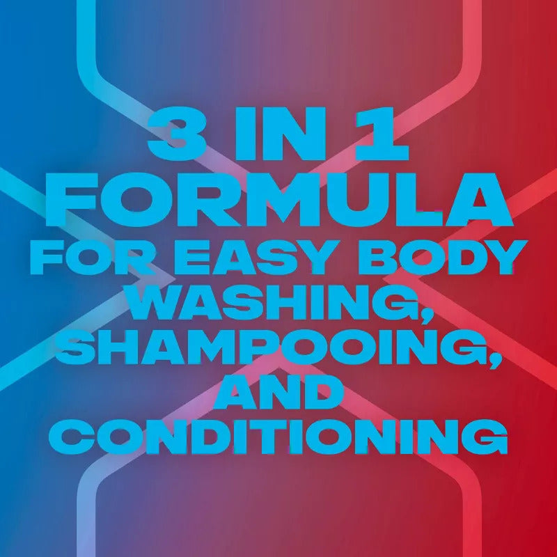 Clean 3-in-1 Body Wash + Shampoo + Conditioners - 28 fl oz