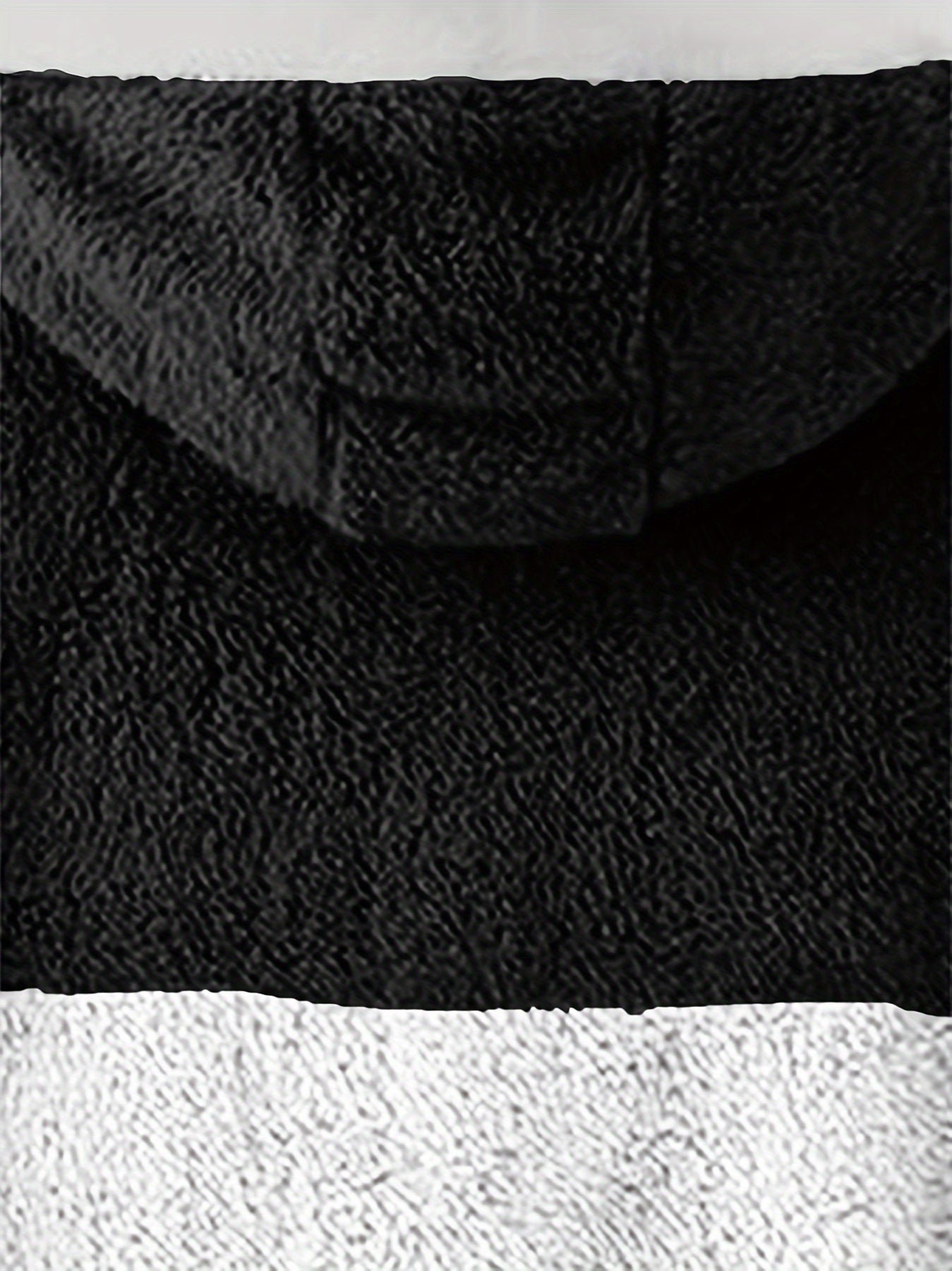 [Plus Size Fleece Hoodie] Men's Plus Size Fleece-Lined Hoodie - Casual Zip-Up Jacket with Sherpa Lining, Warm & Lightweight for Winter, PLUS SIZE