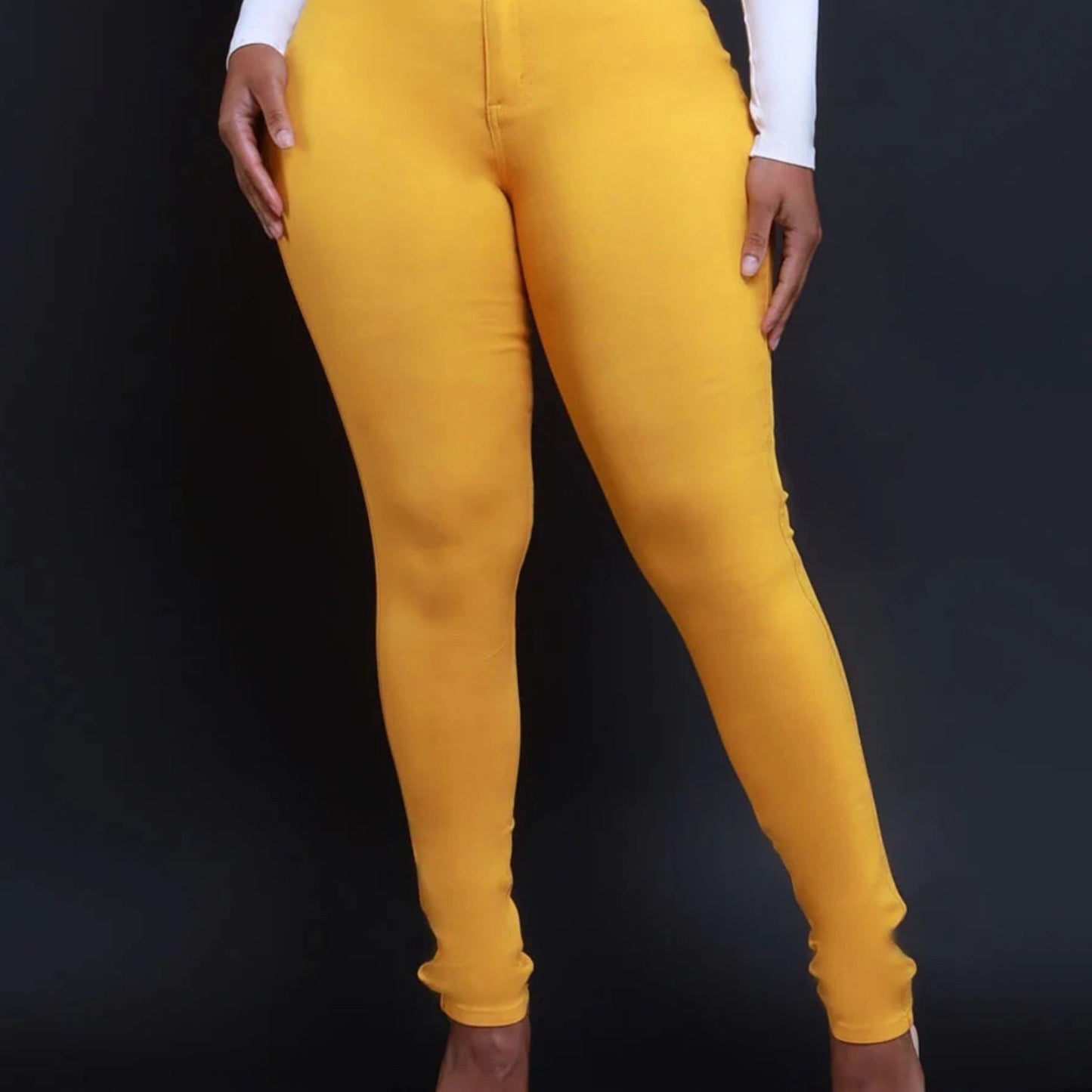 Summer Skinny Jeans Mid Rise Sculpting Denim in Seasonal Colors