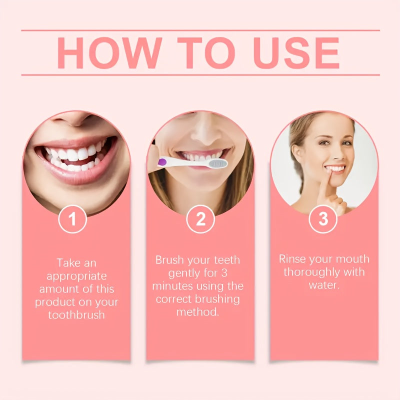 Nicotinamide Whitening Toothpaste Cleans Teeth, Removes Stains And Tartar, Freshens Breath, And Whitens Teeth.
