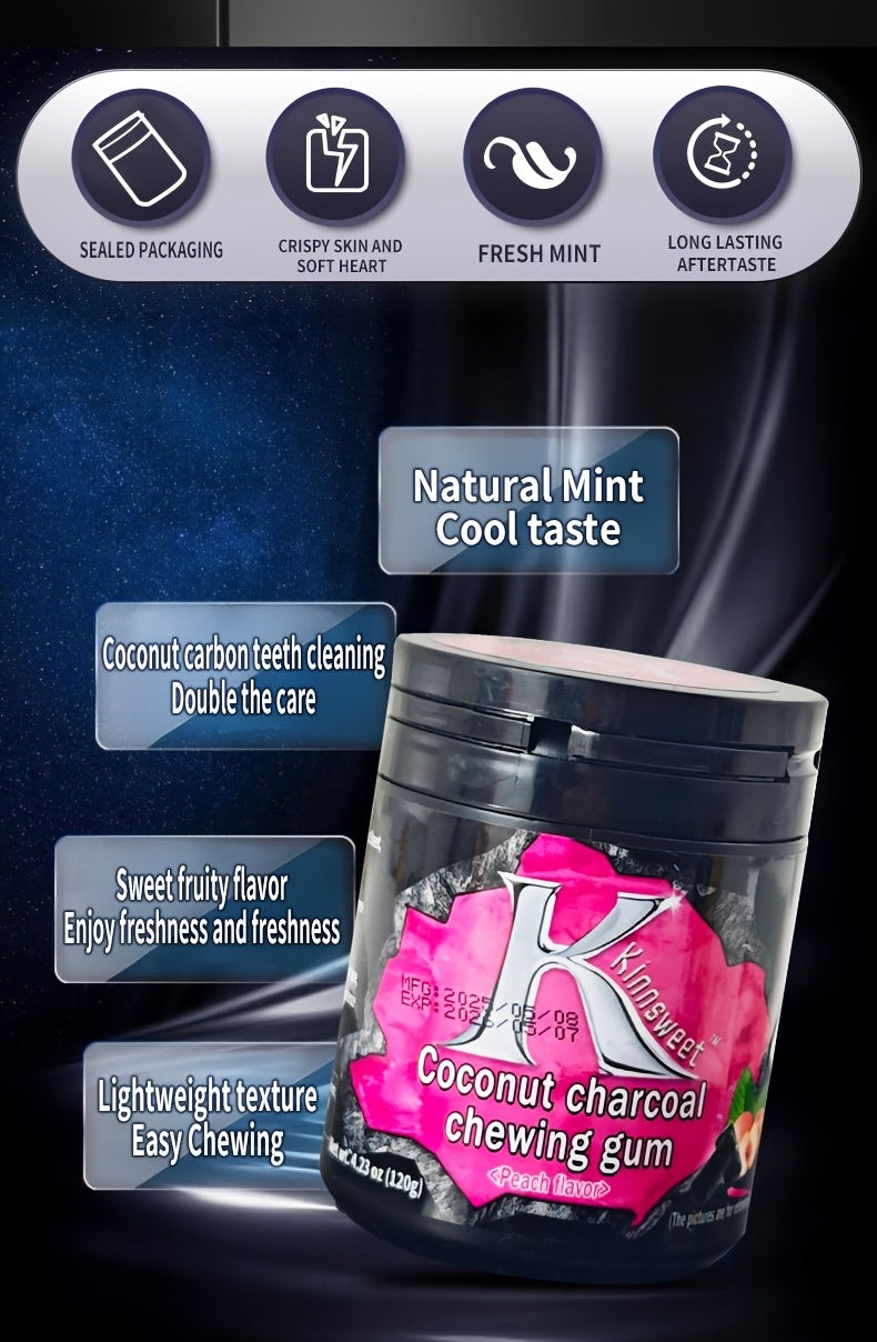 Gum, Bubble Gum, Coconut Shell, Carbon Cleaning Candy, Coconut Carbon Sugar, Teeth Cleaning, Fresh Breath, Peppermint Candy, Food Snacks, Casual Food, Dating, Office, Driving, Meeting Essential Cheap Itemsviral Candycheap Sna