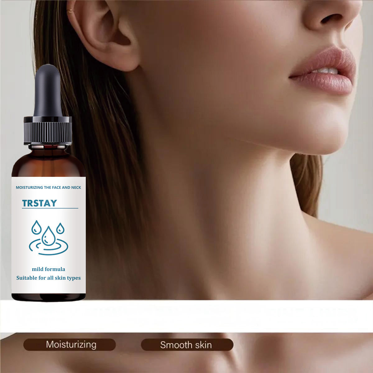 Hyaluronic Acid Neck Essence | Moisturizes and Protects Skin, Maintains and Improves Skin Texture, Makes Skin Feel Smoother and Firmer, Suitable for All Skin Types