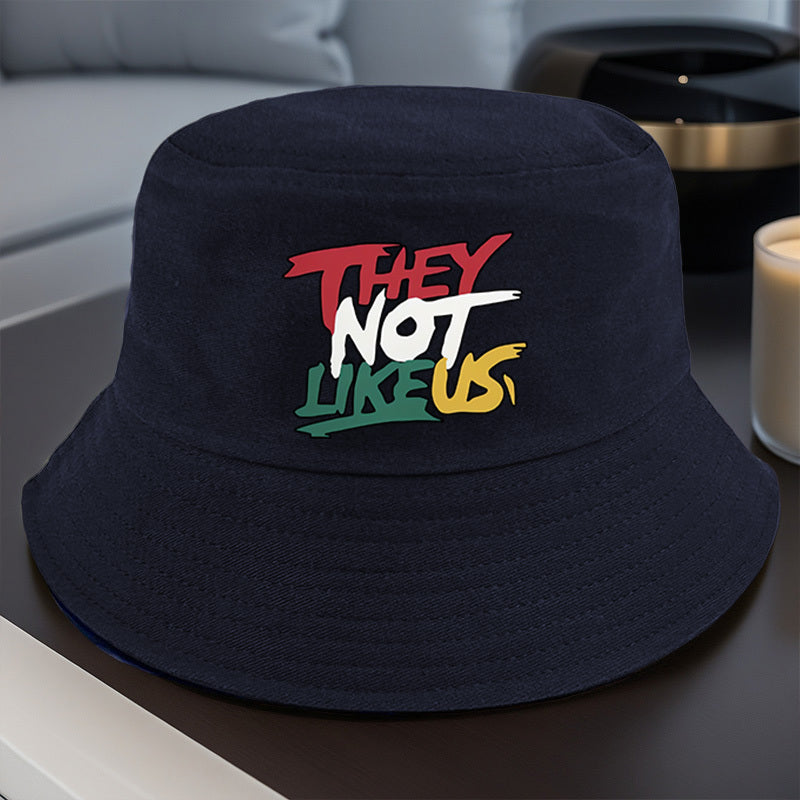 THEY NOT LIKEUS Graphic Print Bucket Hat - Lightweight Adjustable Snapback, All-Season Casual Outdoor Hat with Multi-Color Options, Machine Washable