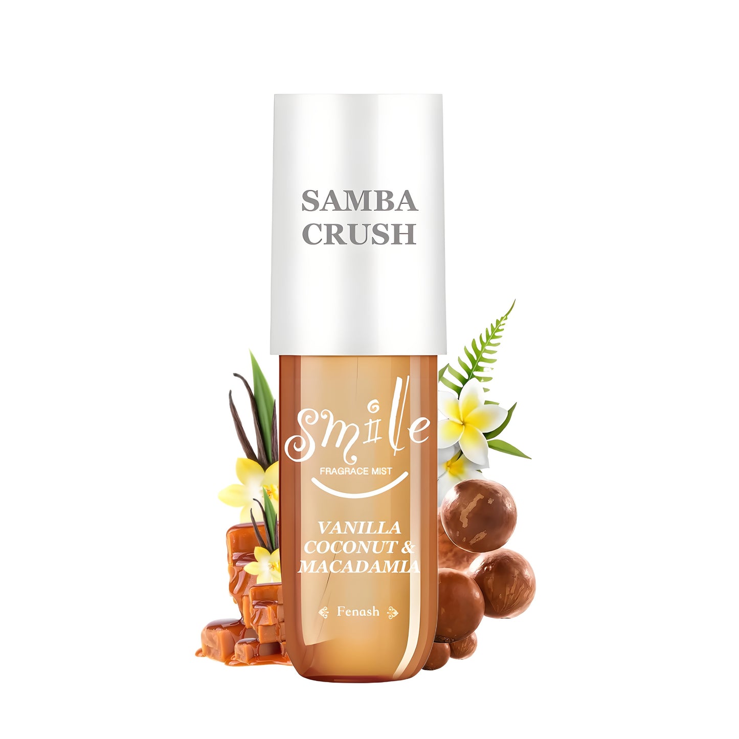 [90ml Gourmet Perfume] Brazilian Vanilla Coconut Macadamia Perfume Amber Gourmet Note, 90ml/3.0FL OZ Hair And Body Perfume Mist For Women