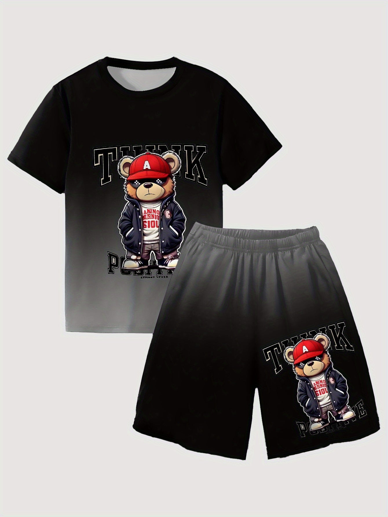 2024 New Fashion Boys Shorts Suit, Suitable for Outdoor