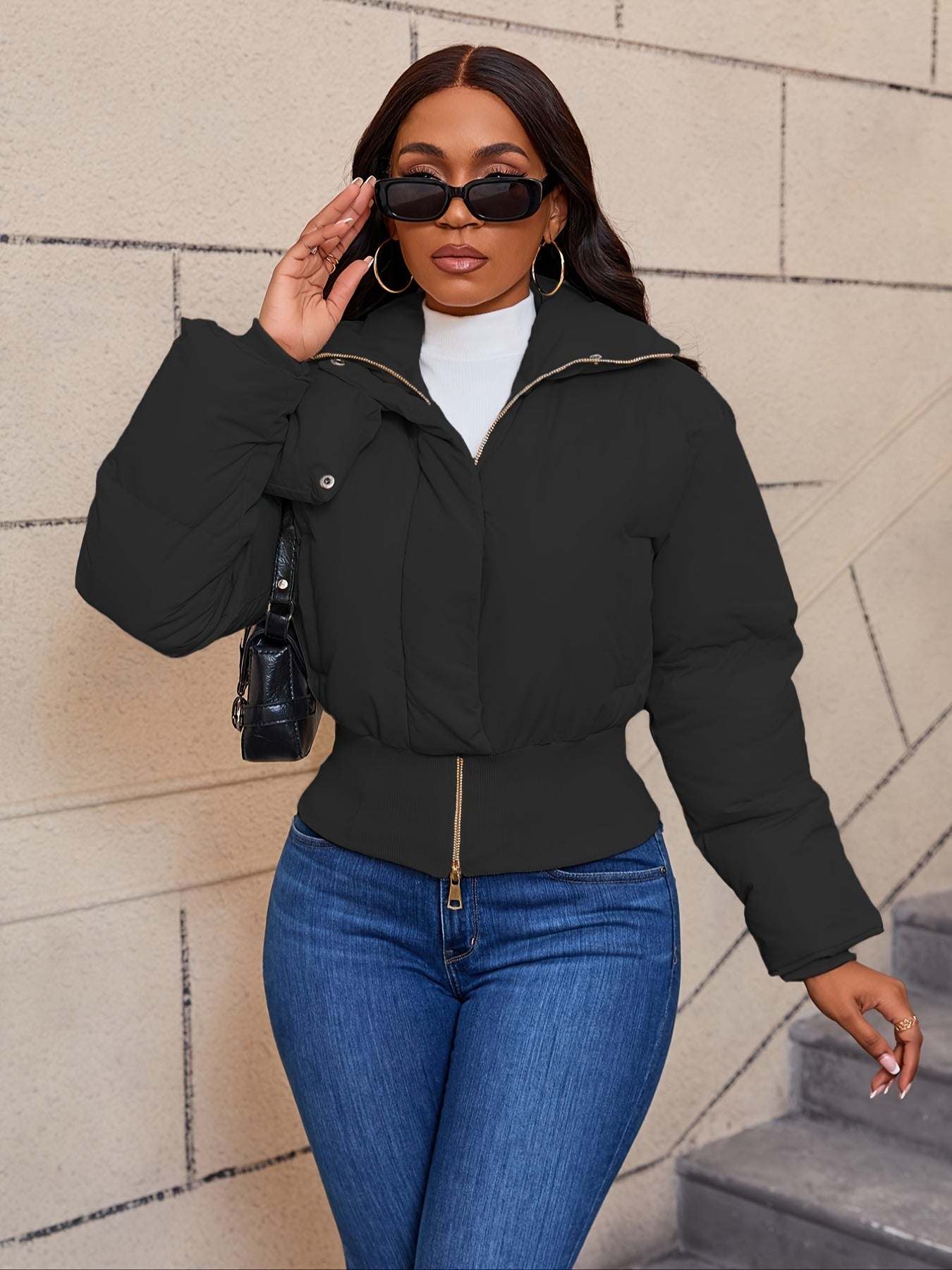 Ladies' Fashion Casual Autumn And Winter Warm Coat, Waist Design, High-quality Material, Suitable For Home, Work, And Casual Wear.