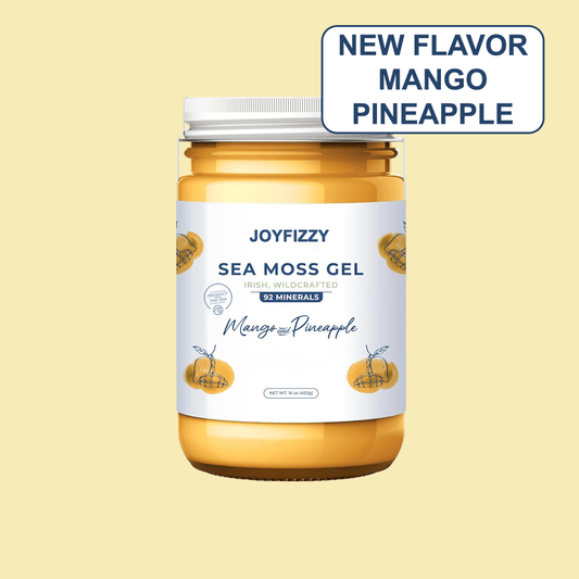 Wildcrafted Irish Sea Moss Gel - Seamoss, Gut Health (MANGO/PINEAPPLE, Pack of 1)