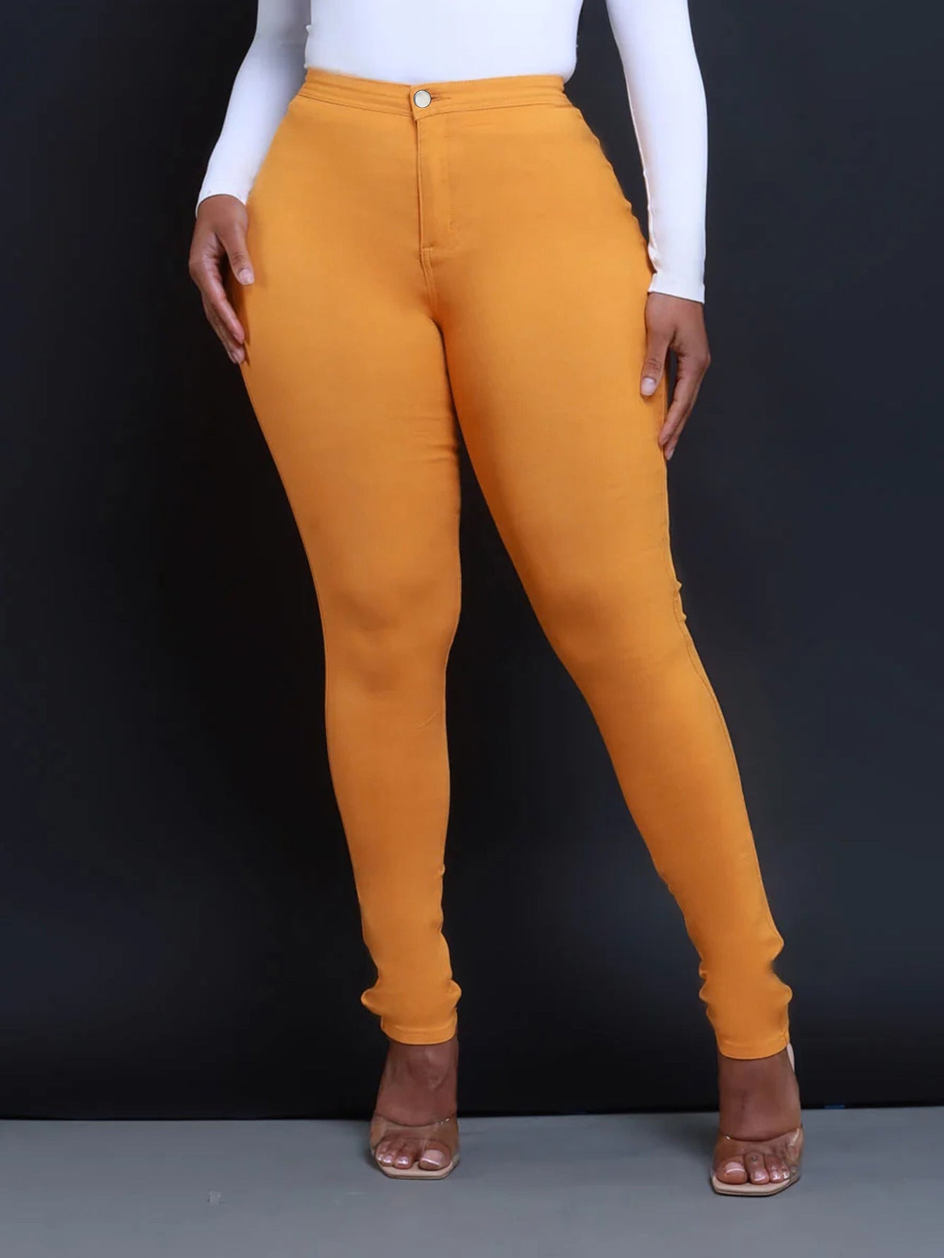 Summer Skinny Jeans Mid Rise Sculpting Denim in Seasonal Colors