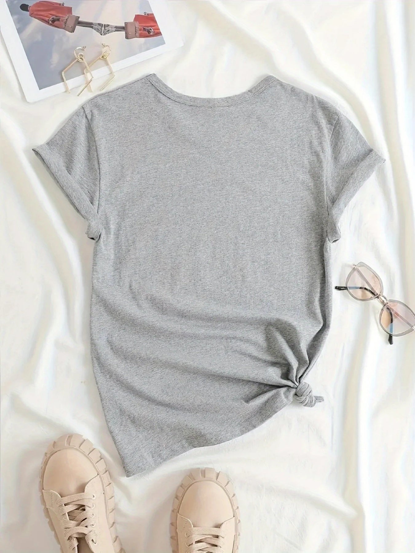 Plus size women'S casual T-shirt, Smart Beautiful Black Powerful Sexy Queen Graphic Tee