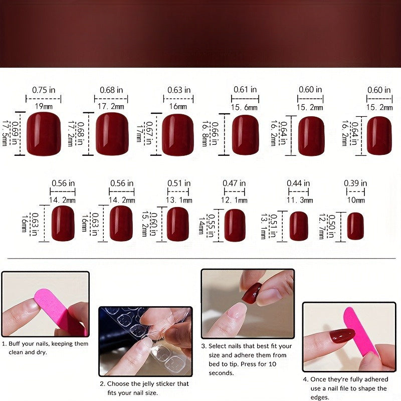 48pcs Cute Petals Creative Design Patch Nail Gradient Wearable Manicure Nail Art Patch Daily Party Holiday Party Great Choice Perfect Gift Giving